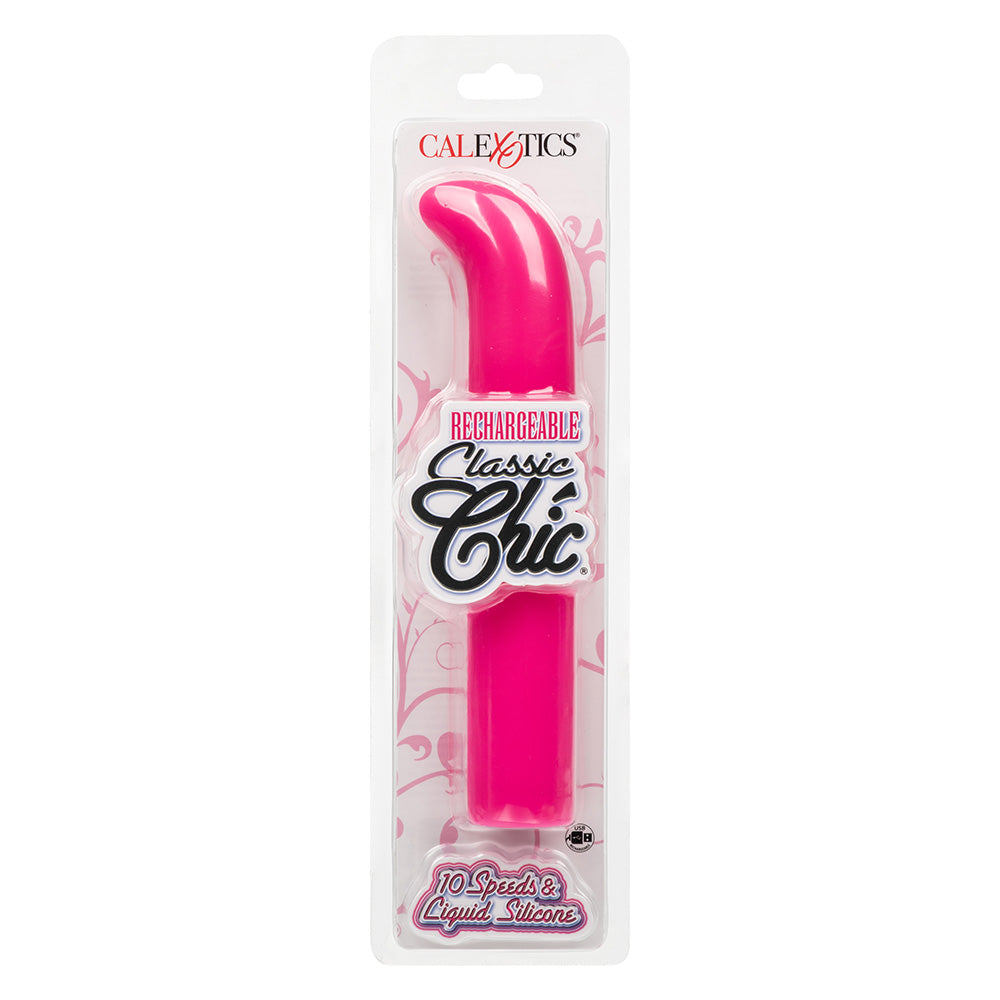 Premium Rechargeable Liquid Silicone G-Spot Vibrator - Classic & Chic Design for Women's Pleasure - Perfect for Solo Play, Couples & Romantic Nights