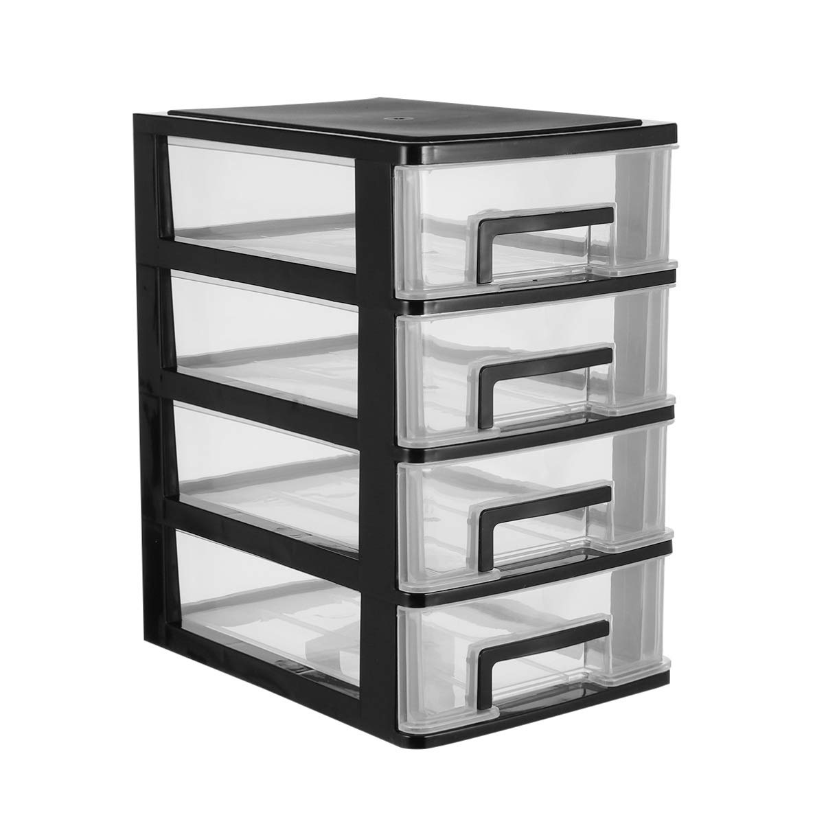 4-Layer Plastic Storage Drawer Organizer - Portable Closet Cabinet with Multi-Function Bins | Perfect for Bedroom, Bathroom, Office & Kids Room Organization