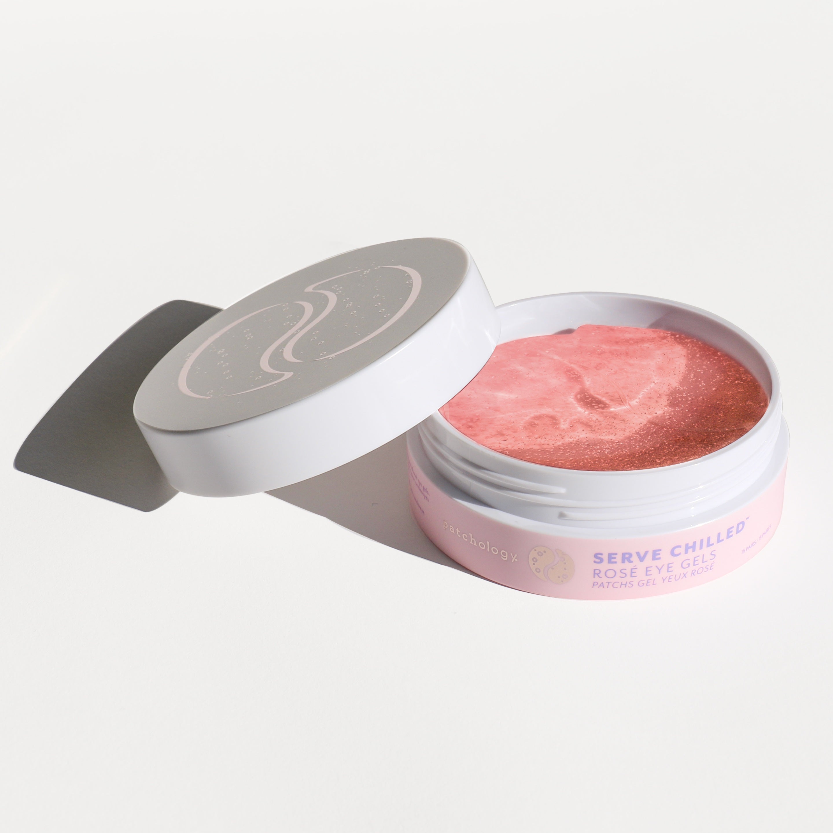 Patchology Rosé Eye Gels - Cooling Under Eye Treatment for Puffiness & Dark Circles - Perfect for Spa Nights & Travel Skincare