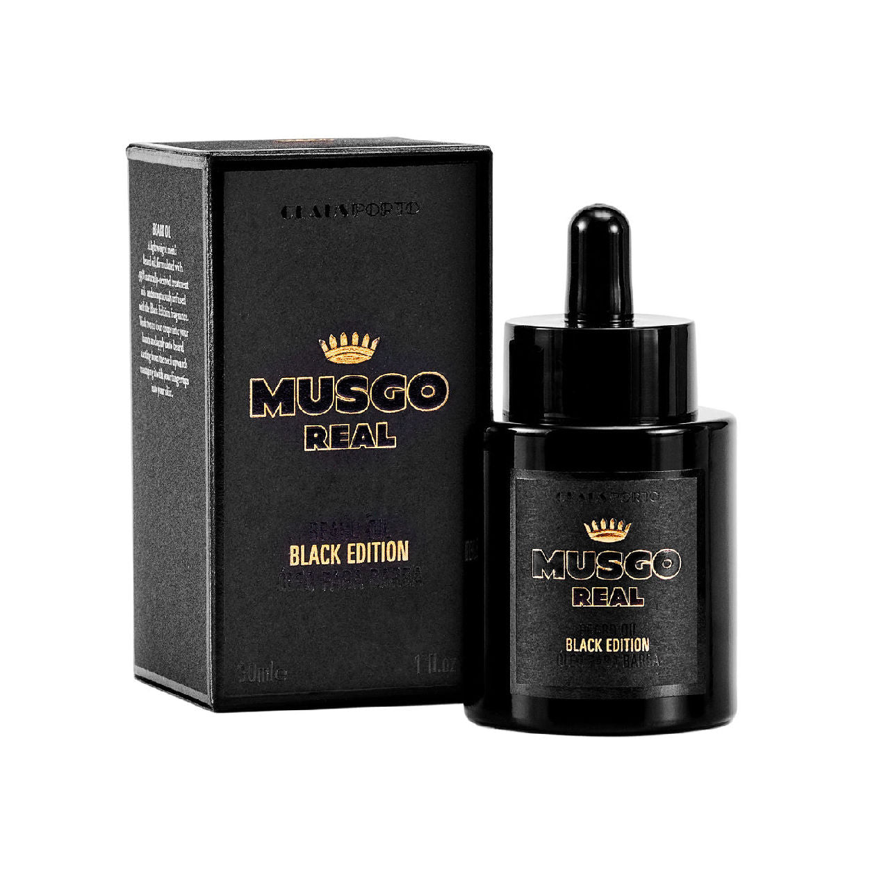 Premium Beard Oil for Men - Black Edition | Natural Growth & Conditioning | Grooming & Styling for Daily Use