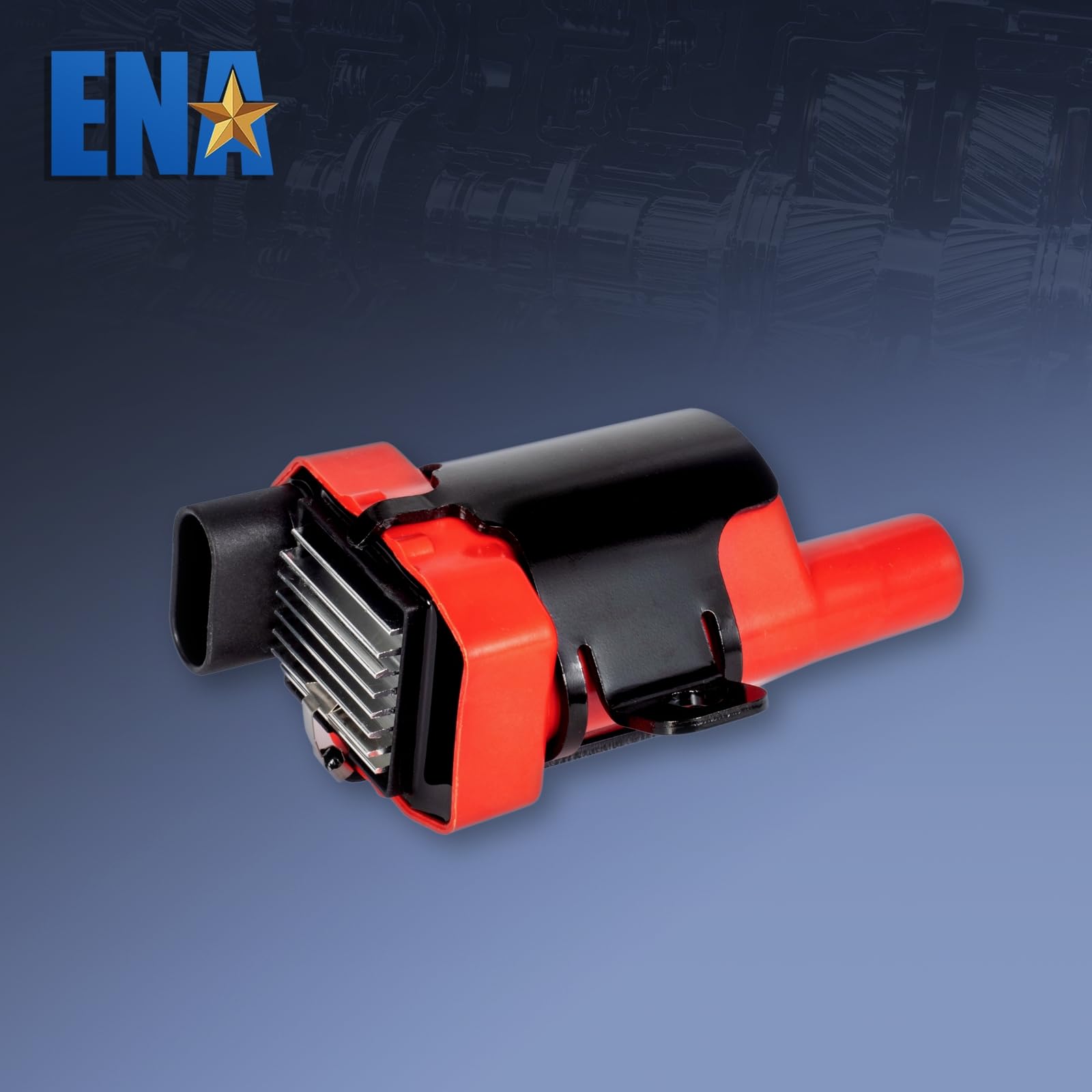 ENA Round Direct Ignition Coil Pack - Compatible with Chevrolet GMC Silverado Avalanche Suburban Express Savana Sierra Yukon (2007-2014 Models) - High Performance Replacement Part for Smoother Engine Start & Better Fuel Efficiency