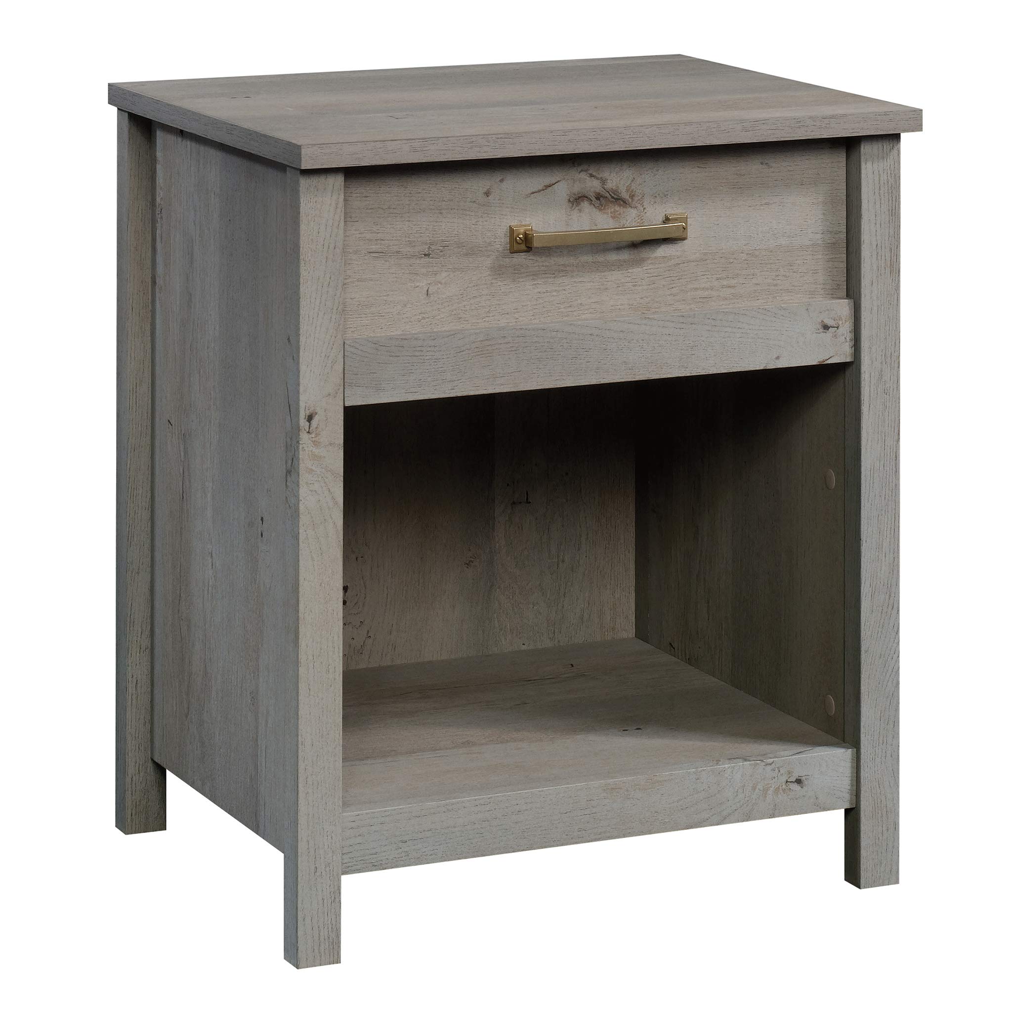 Sauder Cannery Bridge Nightstand - Bedside Table, Bedroom Side Table, End Table in Mystic Oak Finish - Perfect for Small Spaces, Guest Rooms & Apartment Living