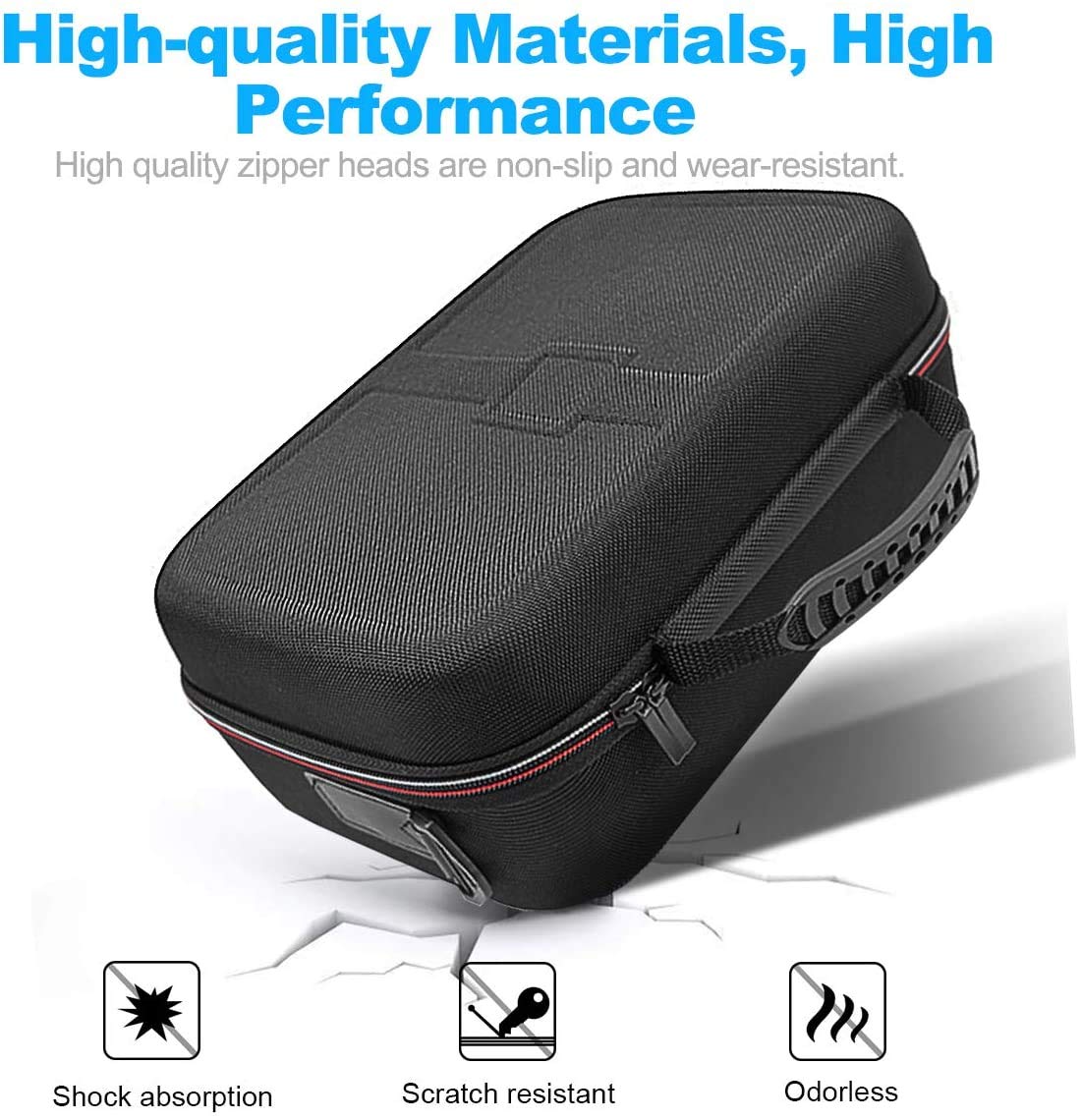 Premium Hard Shell Carrying Case for Nintendo Switch Console & Joy-Con Controllers - Shockproof Protective Cover with Soft Lining & Adjustable Shoulder Strap (Black) - Perfect for Travel, Gaming On-The-Go & Accessories Storage
