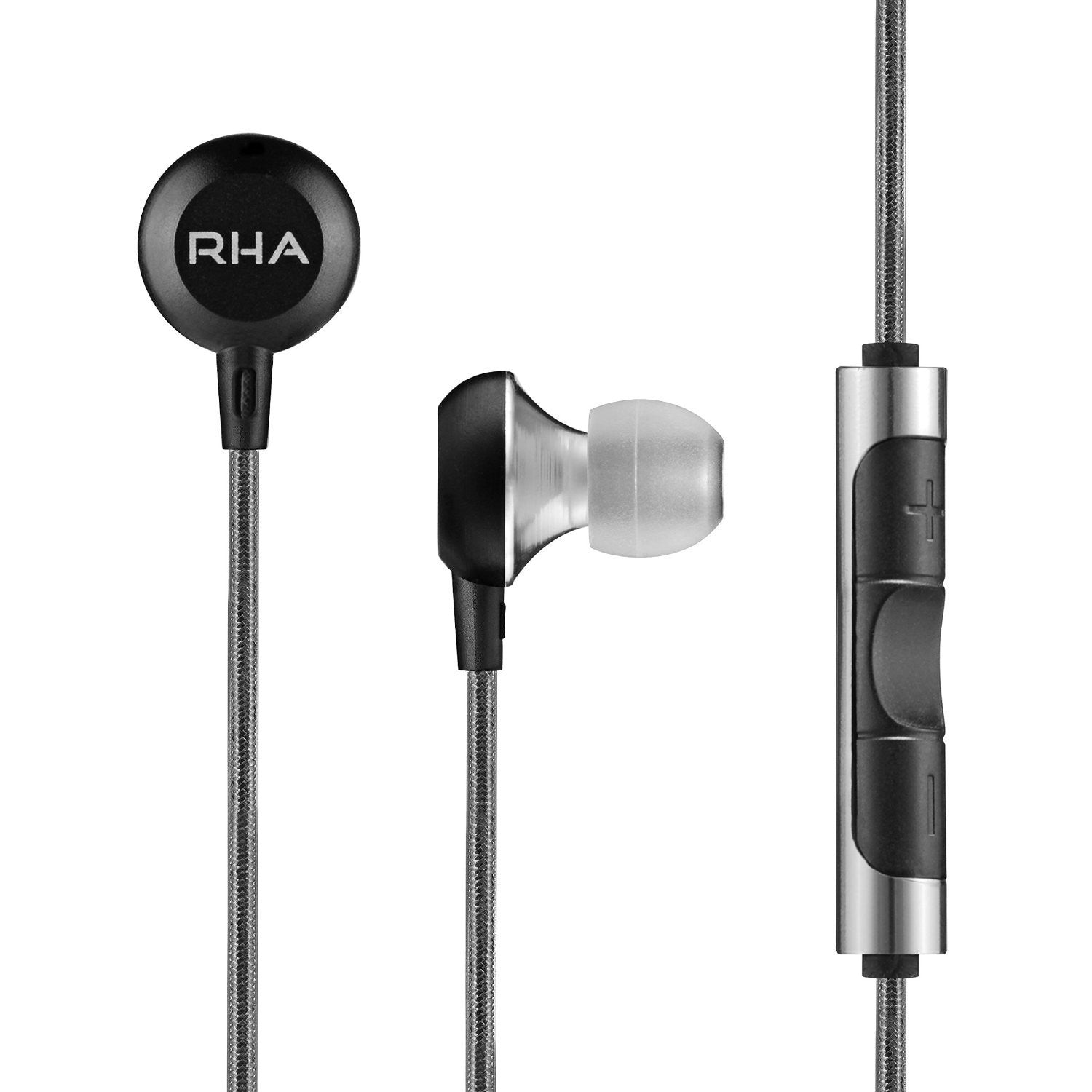 RHA MA600i Noise Isolating In-Ear Headphones with Remote & Mic - Perfect for Commuting, Workouts & Travel | High-Fidelity Sound for Music Lovers