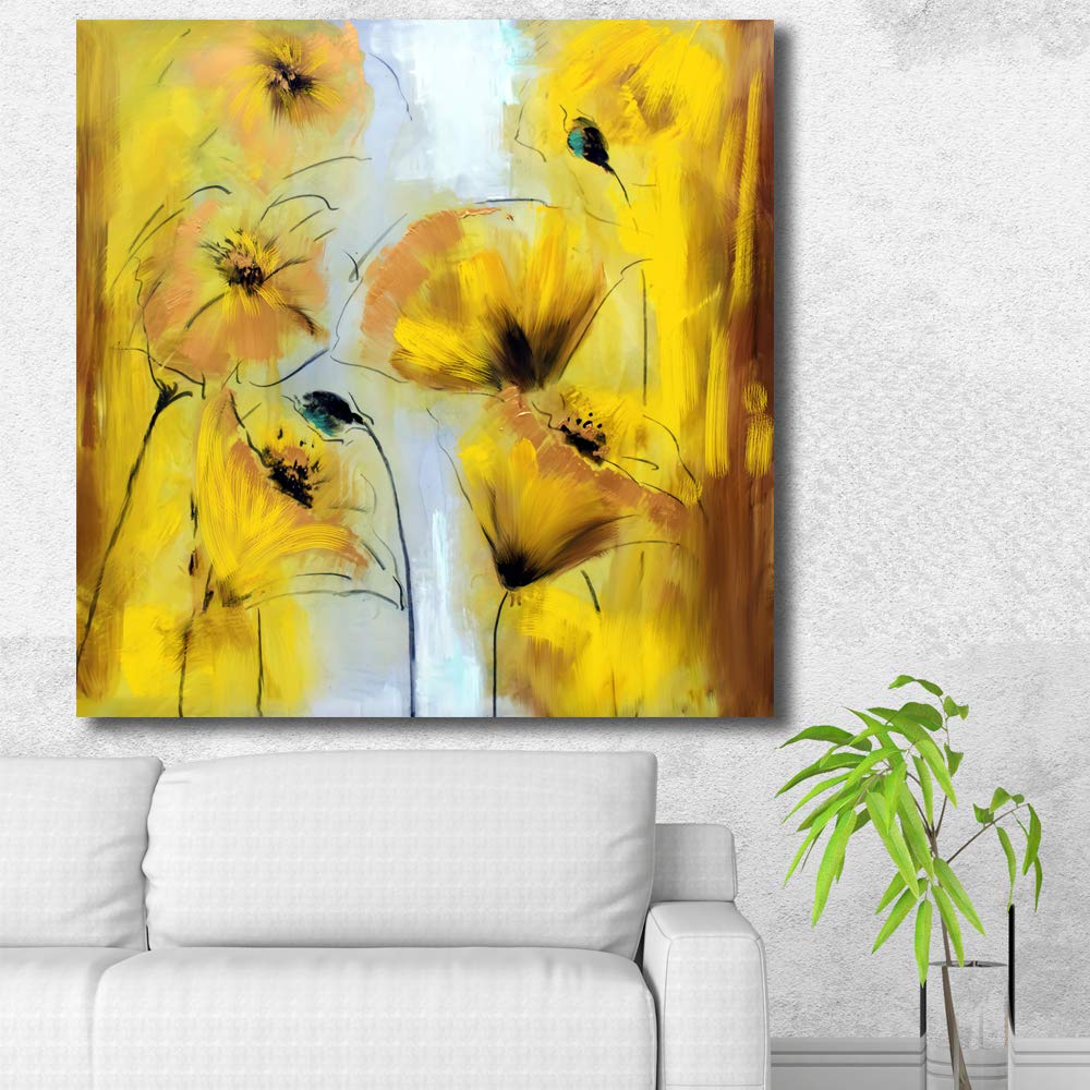 Wall26 Canvas Wall Art - Beautiful Flower Pictures for Home Decor, Bedroom & Living Room Paintings, Framed Canvas Prints 12x12 inches - Perfect for Gifts & Interior Design