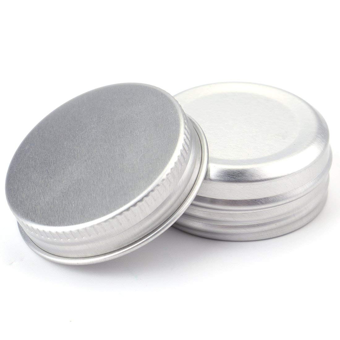 Tosnail 48 Pack 1 oz Round Tins with Screw Thread Lids - Small Cosmetic Containers for Lip Balm, Salve, Cream & DIY Beauty Products | Travel-Friendly, Reusable & Leak-Proof Storage Solution