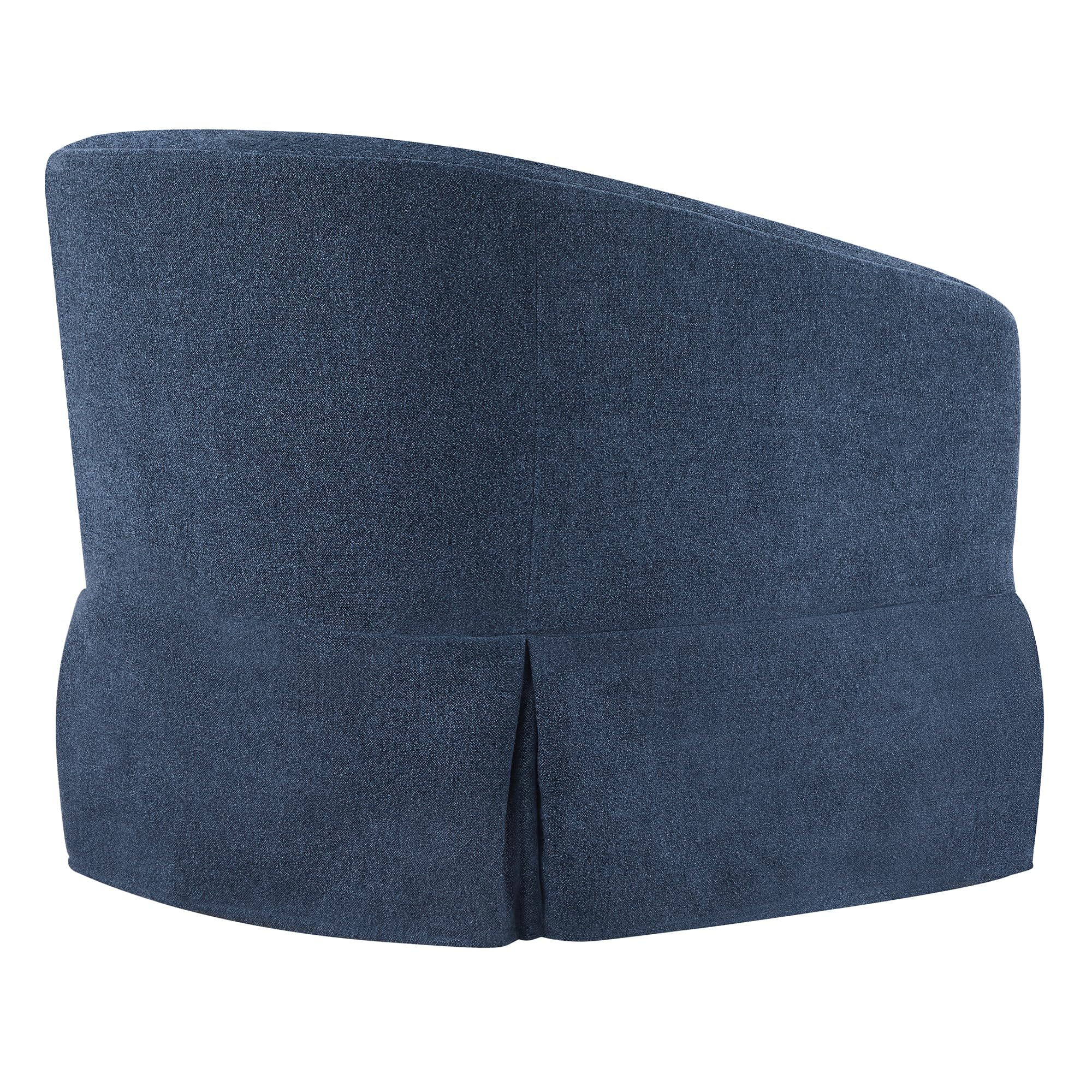 Modern Swivel Accent Chair - Blue Barrel Armchair with 360° Rotation for Bedroom, Nursery, Living Room & Office - Perfect for Reading, Waiting Areas & Small Spaces (Set of 1)