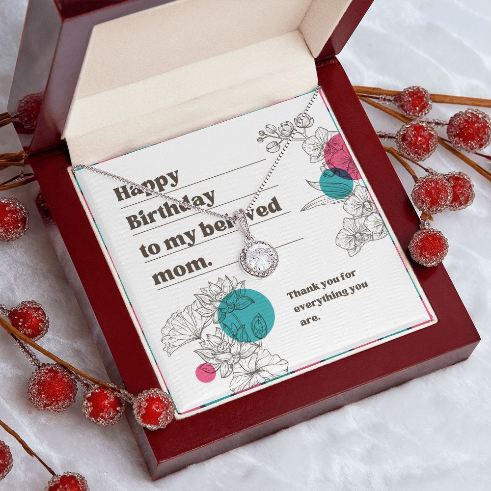Birthday Gifts for Mom - Elegant Jewelry Necklace with Heart Pendant - Perfect Birthday Present for Mother's Day, Anniversary & Special Occasions