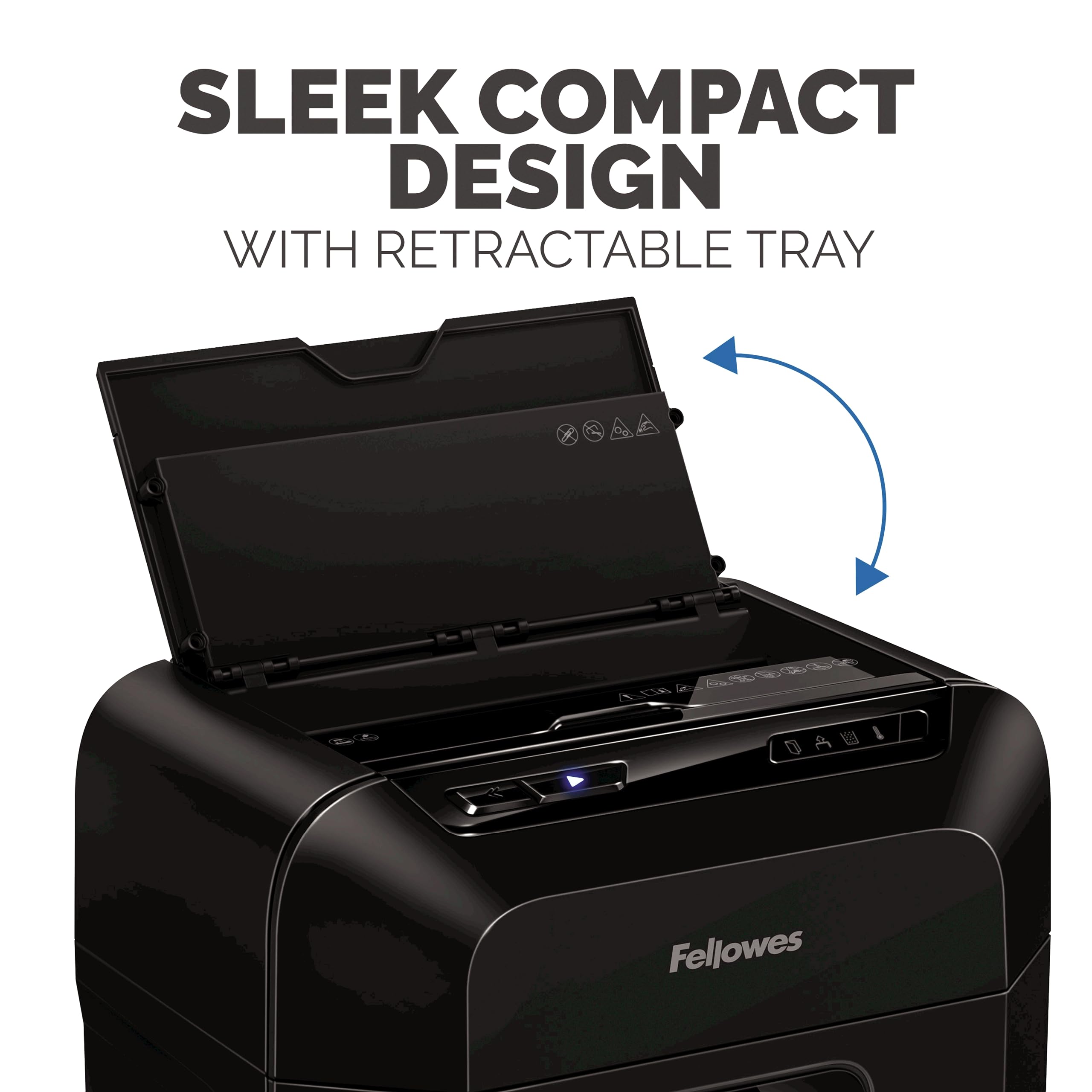 Fellowes AutoMax 100MA 100-Sheet Micro-Cut Autofeed 2-in-1 Paper Shredder for Office & Home Use - Secure Document Destruction for Confidential Files, Financial Records & Identity Protection