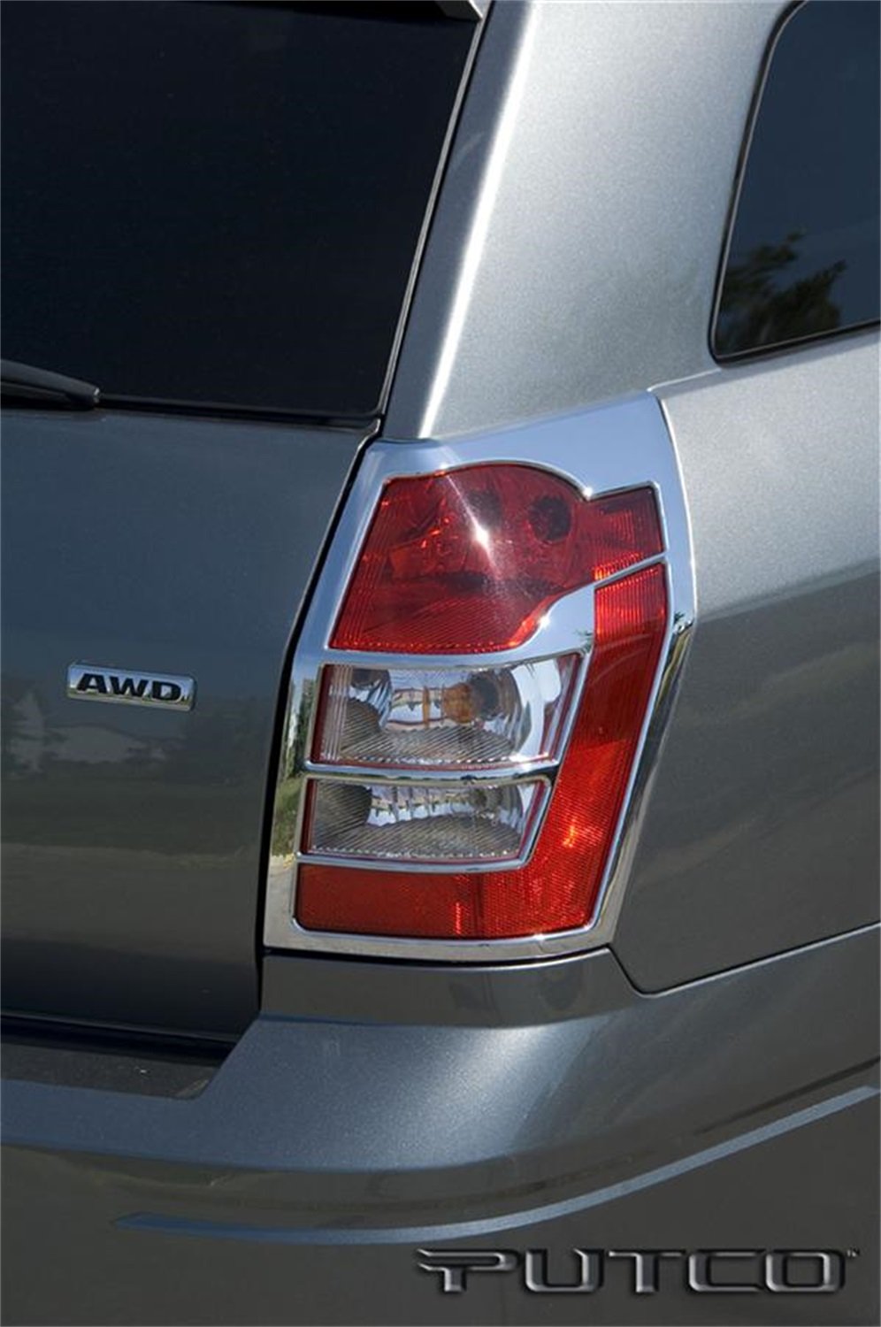 Putco 402811 Chrome Trim Tail Light Cover for Trucks & SUVs - Durable & Stylish Accessory for Enhanced Vehicle Appearance - Perfect for Off-Roading & Custom Car Shows