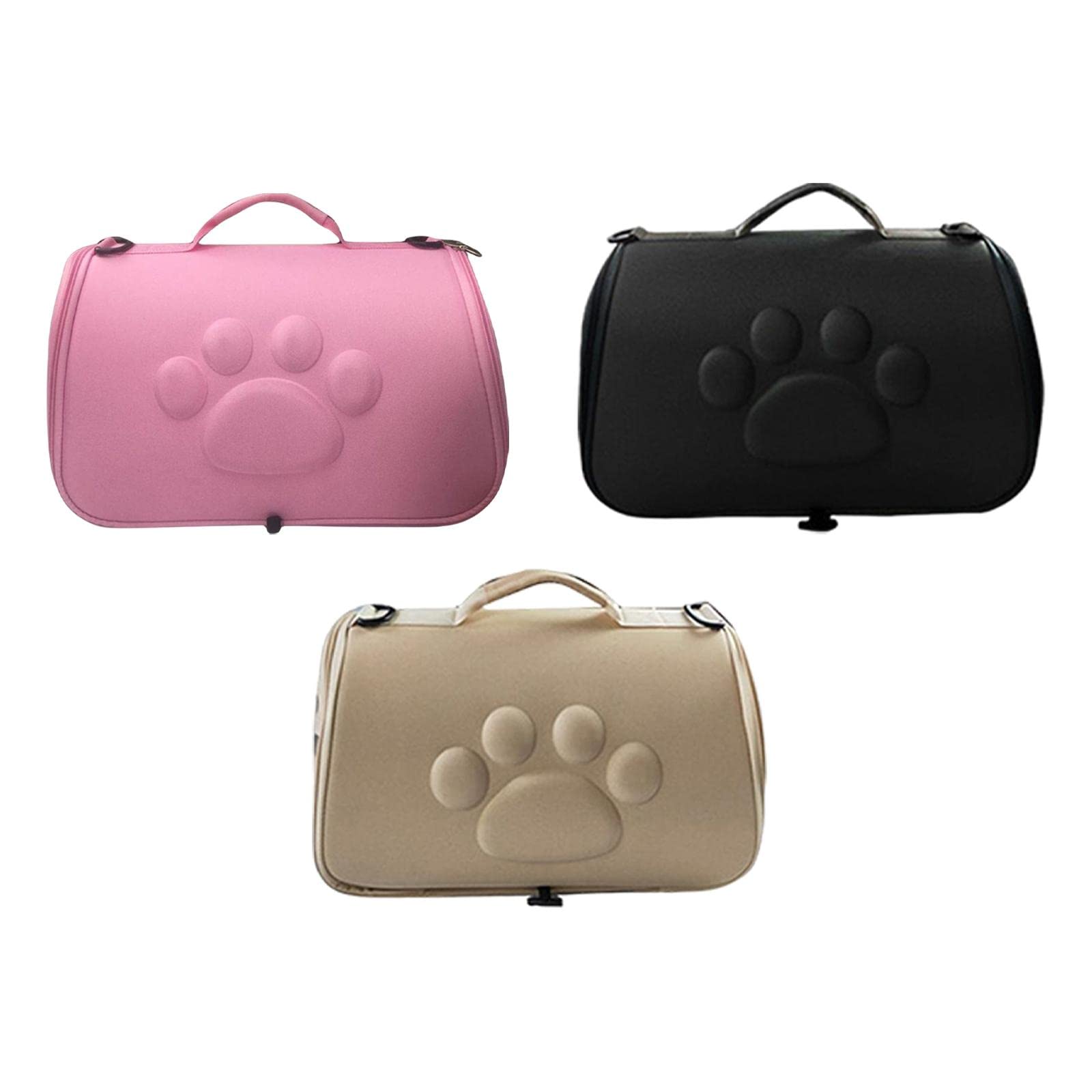 Enakshi Breathable Cat Carrier Bag - Durable Pet Travel Carrier for Cats & Small Dogs, Pink | Portable Pet Carrier for Vet Visits, Air Travel & Outdoor Walking | Pet Supplies & Dog Accessories