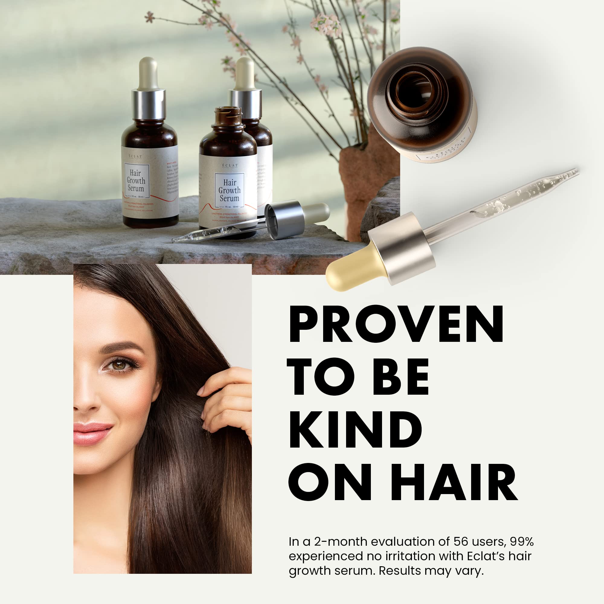 Biotin Hair Growth Serum for Dry Damaged & Frizzy Hair - Sulfate Free Vegan Anti-Frizz Treatment Oil for Men & Women - Perfect for Daily Use, Salon Styling & Heat Protection