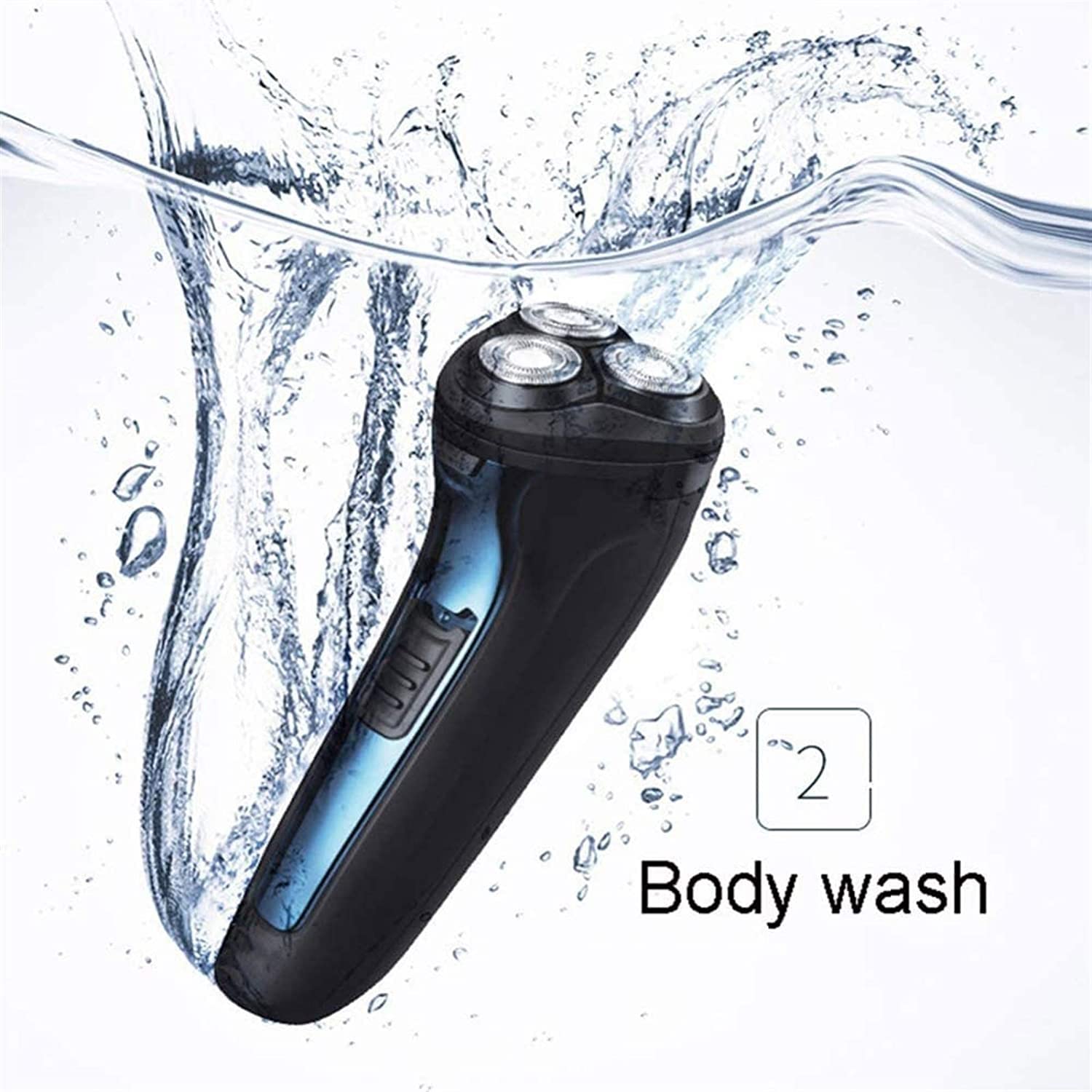 Best Electric Razor for Men - Rotary Shaver with Pop-Up Trimmer | Wet & Dry Use, IPX7 Waterproof & USB Rechargeable | Perfect for Travel, Gym & Daily Grooming