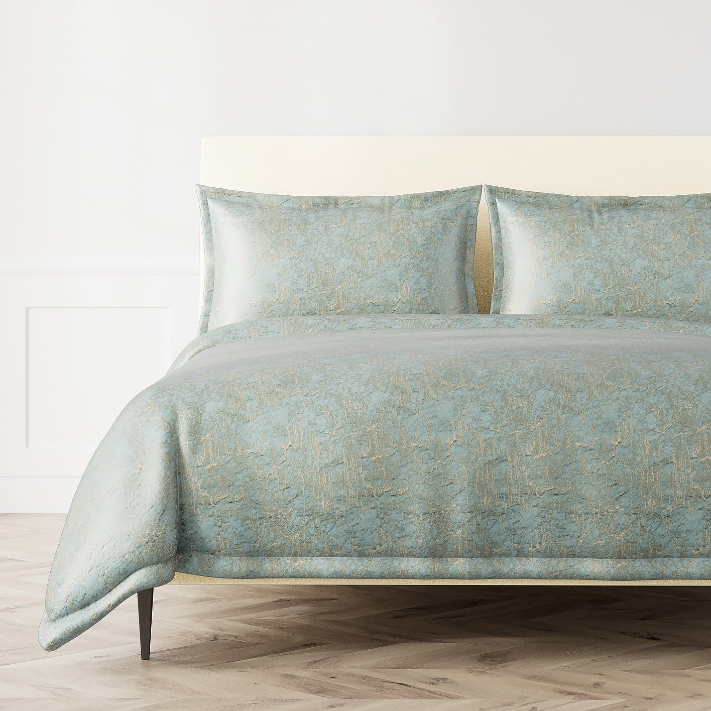 Allure Duvet Cover Set - Queen Size Luxury Bedding with Pillowcases - Perfect for Master Bedroom & Guest Room Decor