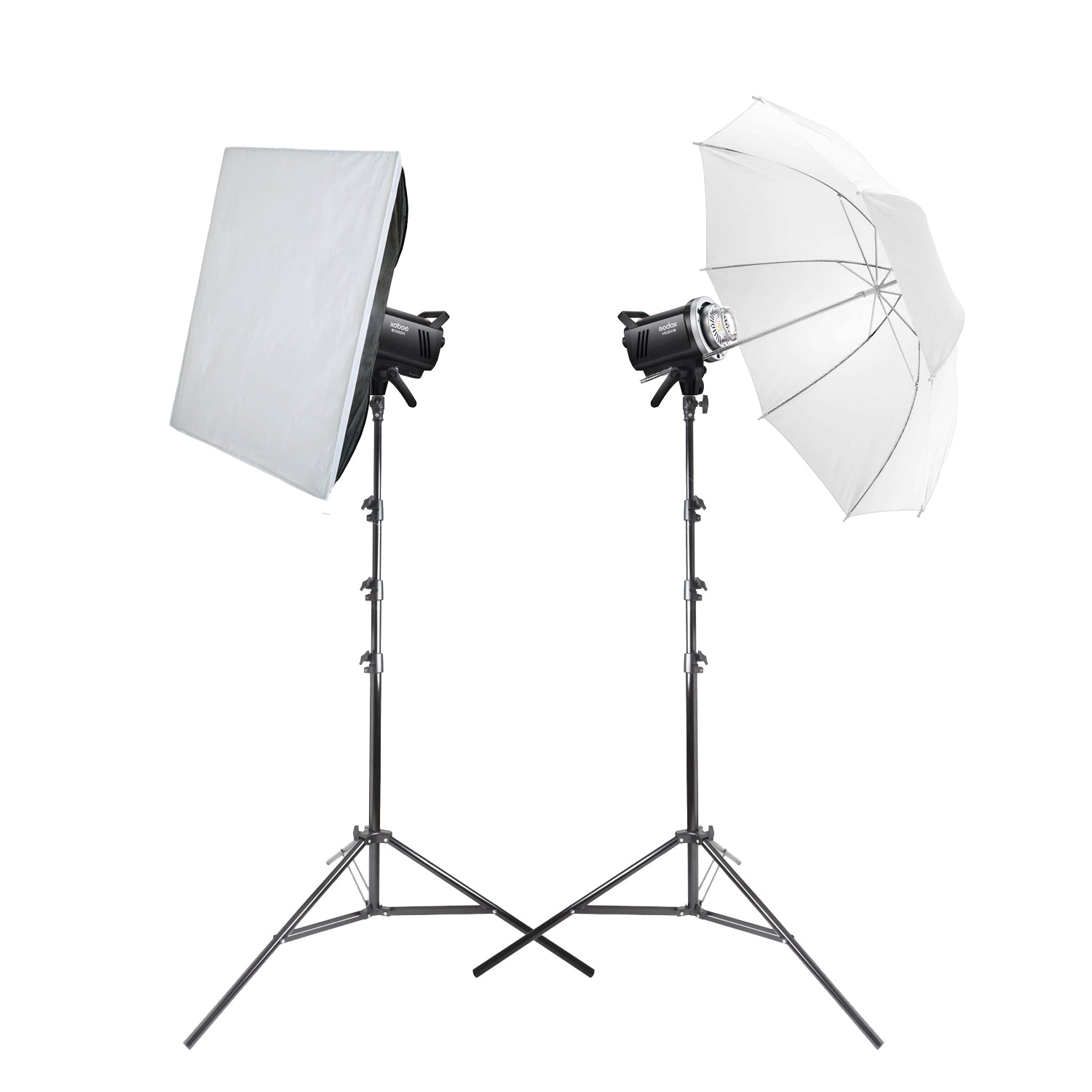 GODOX MS300V Studio Flash Twin Lighting Kit - Professional Photography Lighting for Portraits, Product Shoots & YouTube Videos