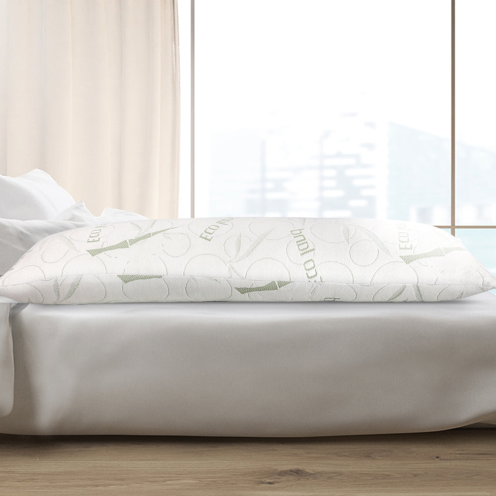 Full Body Memory Foam Pillow for Side, Back & Stomach Sleepers - Orthopedic Support for Pain Relief - Perfect for Bed, Couch & Travel