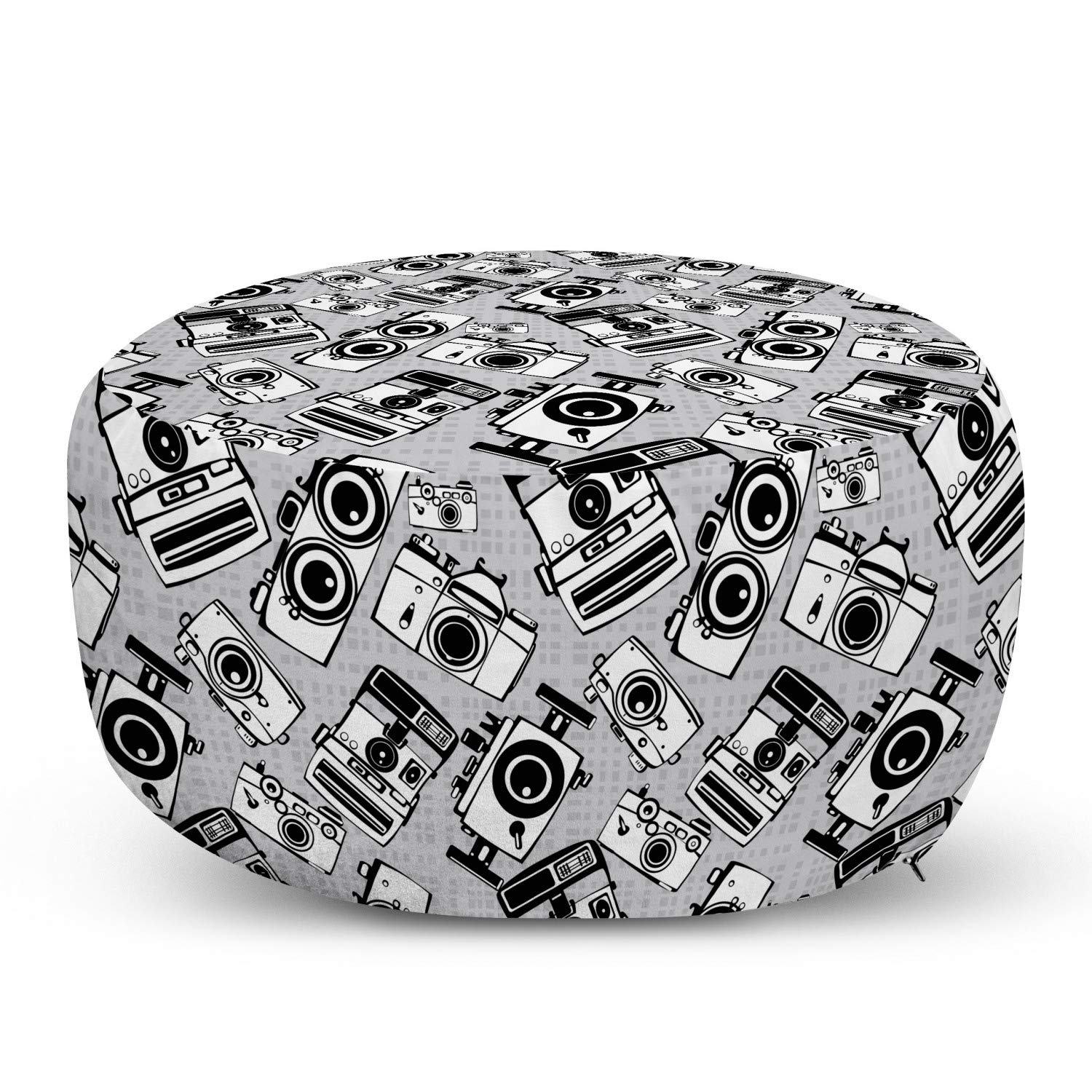 Ambesonne Vintage Film Camera Pouf Cover - 30