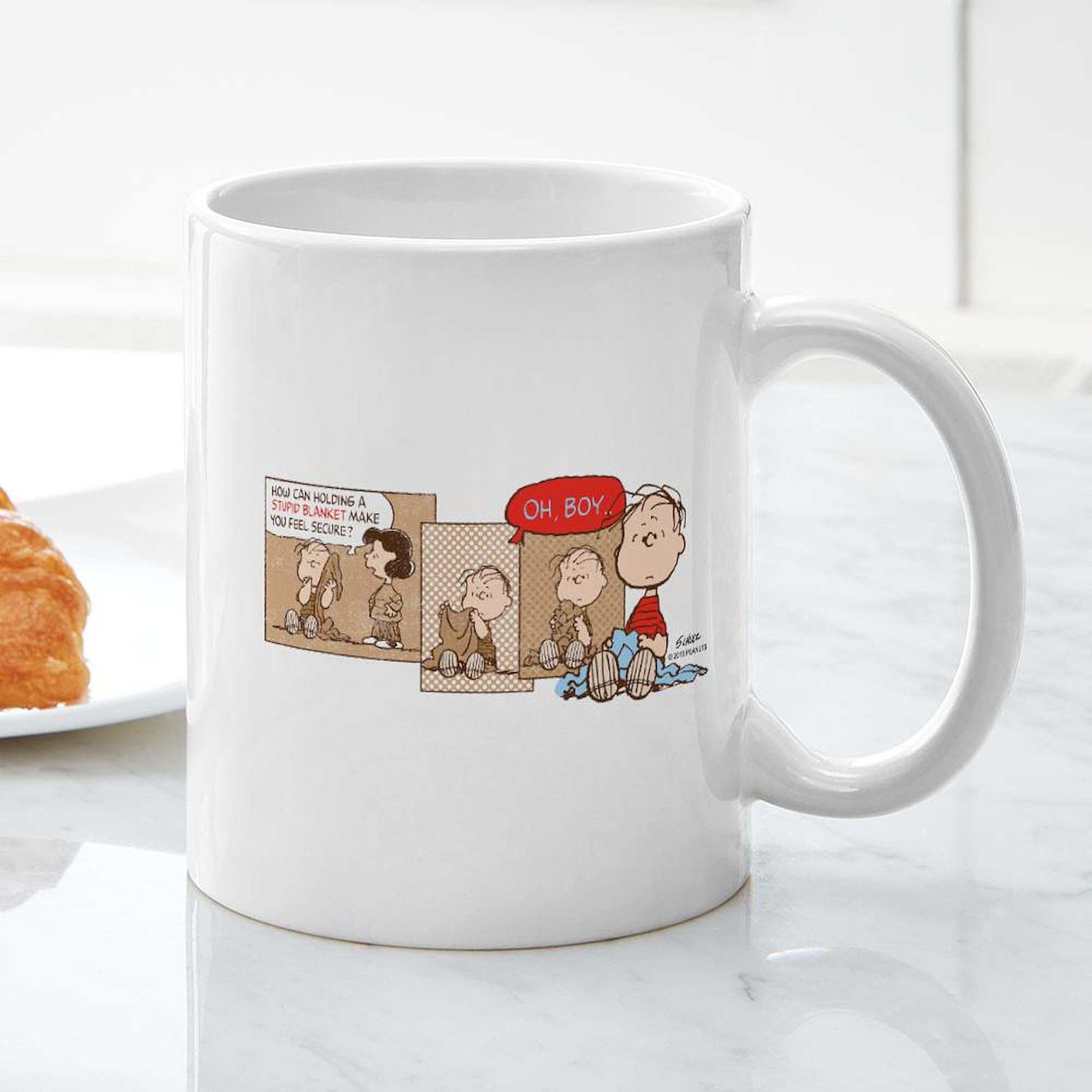 Linus Ceramic Coffee Mug 11 oz (325 ml) - Perfect for Home, Office & Gifts | CafePress