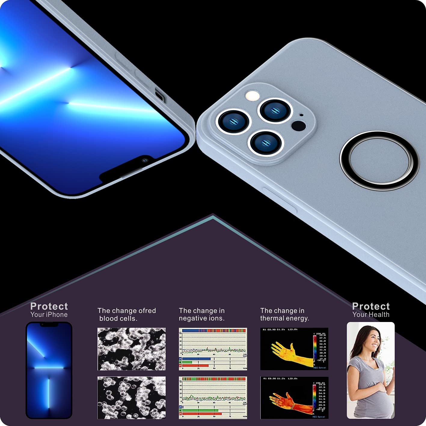 Premium Shockproof Liquid Silicone Case for iPhone 13 Pro Max (6.7