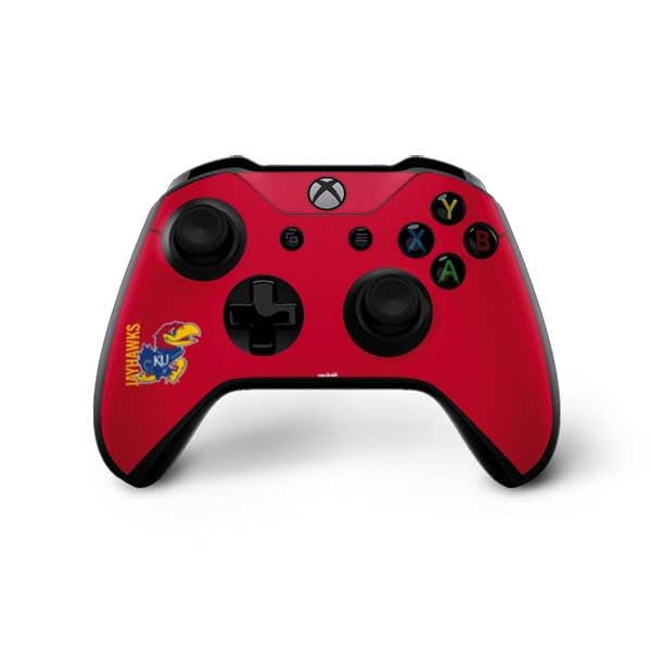 Officially Licensed Jayhawks KU Gaming Skin Decal for Xbox One X Controller - Durable Protective Cover for Gamers & KU Fans