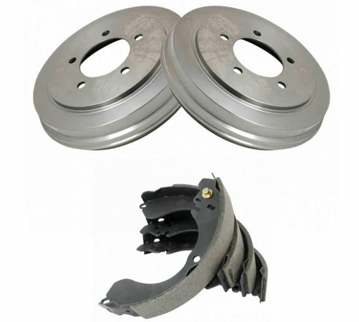 High-Quality Replacement Brake Drum & Shoe Rear Set Kit for Chrysler Dodge Jeep Vehicles - Perfect for DIY Repairs & Professional Mechanic Use