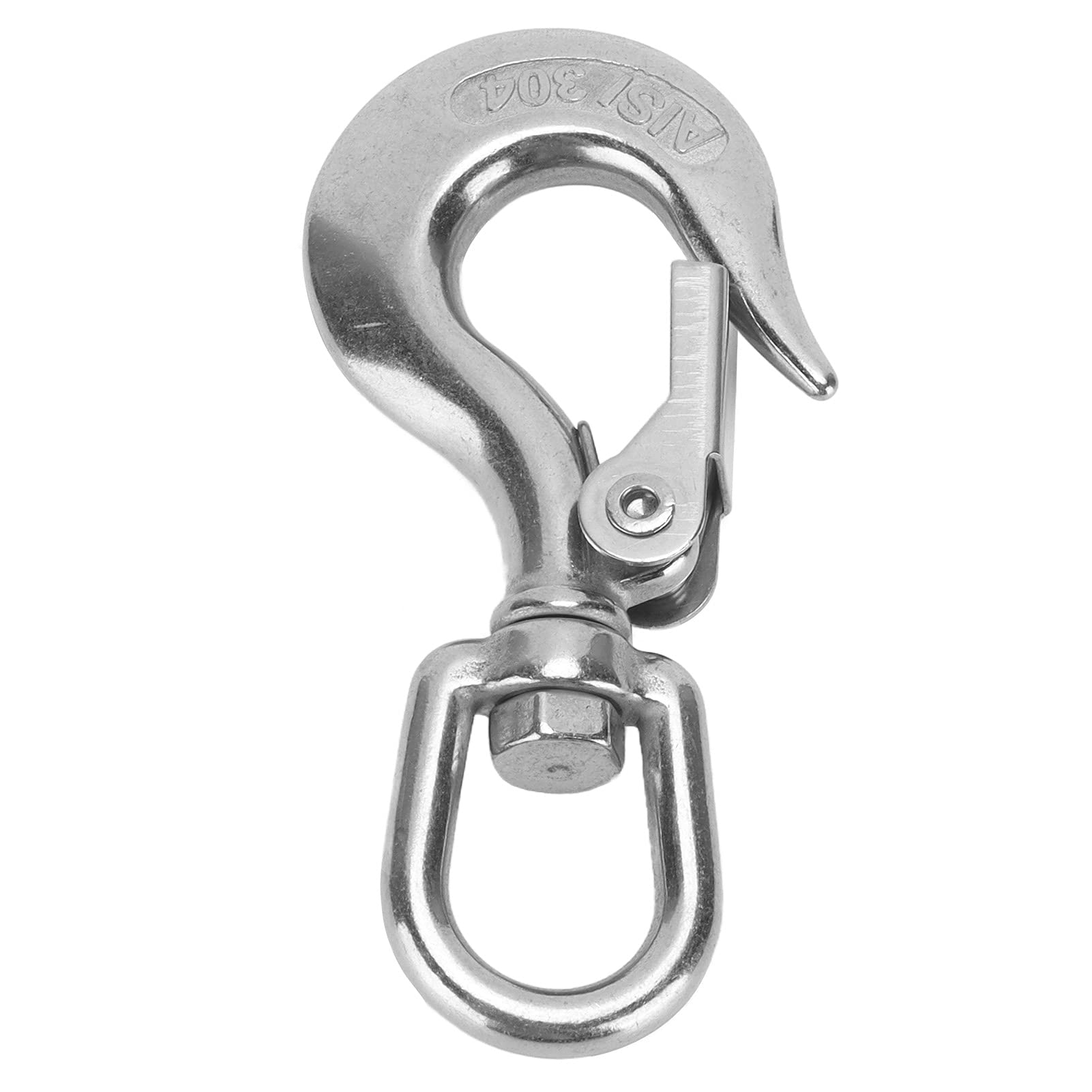 Stainless Steel Lifting Hook 150KG (1000KG Capacity) - Heavy Duty Crane Hook for Construction, Engineering & Industrial Lifting - Perfect for Warehouse, Shipyard, and Rigging Applications