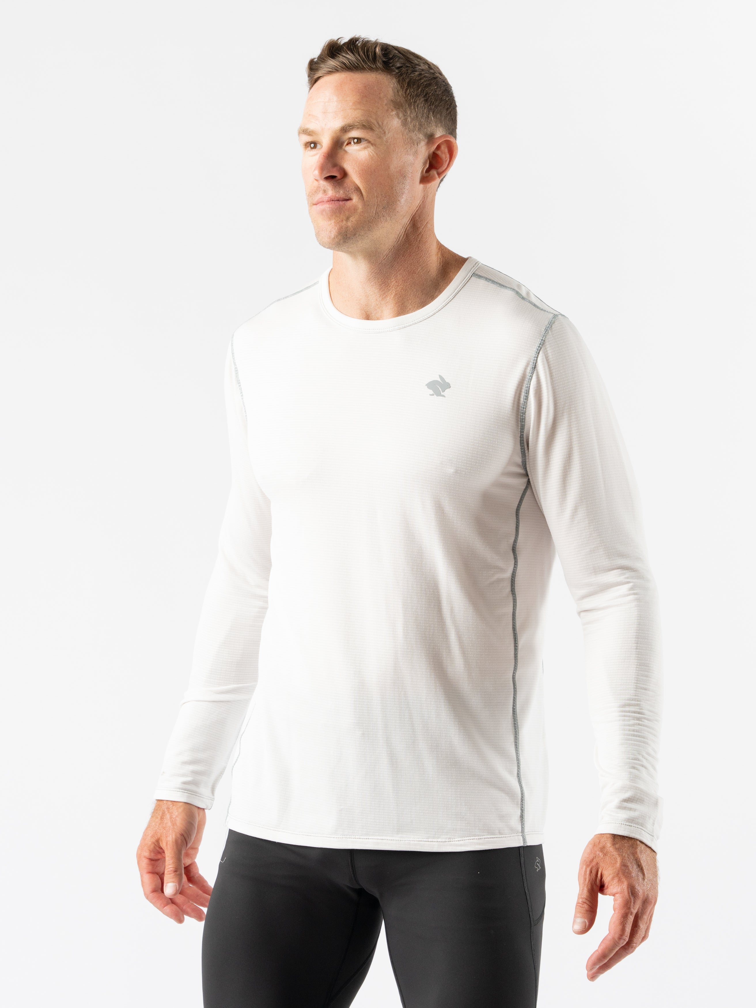 Men's Layer 1 Base Layer Shirt - Moisture Wicking Thermal Underwear for Cold Weather, Hiking, Running & Outdoor Activities