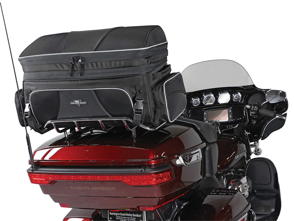 Nelson Rigg NR-300 Route 1 Traveler Tour Trunk Bag - Waterproof Motorcycle Luggage for Harley Davidson Ultra, Indian Roadmaster & Honda Gold Wing - Perfect for Long-Distance Rides & Road Trips
