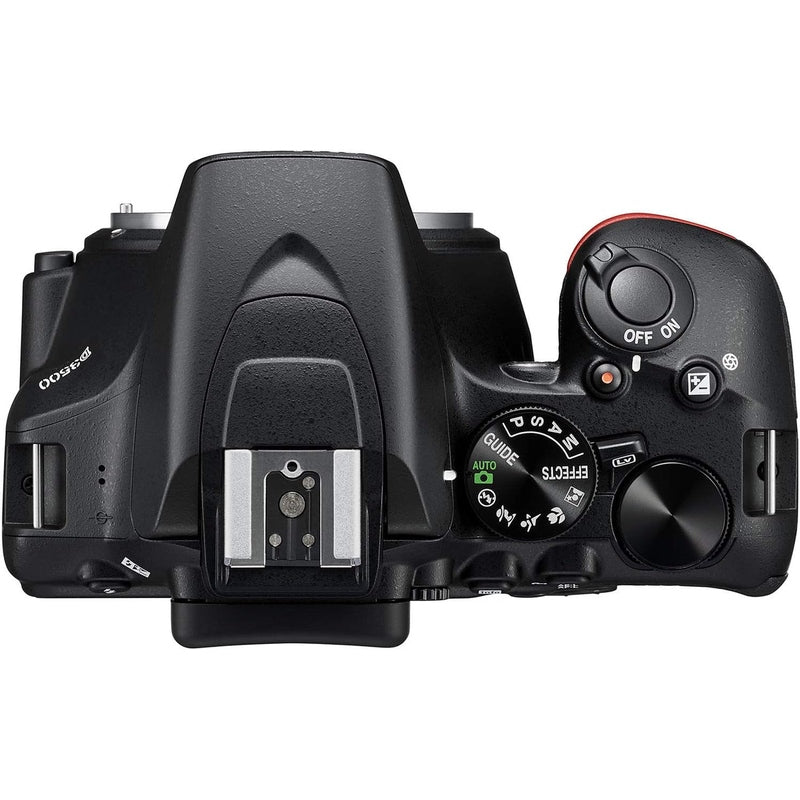Nikon D3500 Digital SLR Camera with AF-P DX 18-55mm VR Lens Kit - Perfect for Photography Beginners, Travel & Portrait Shooting