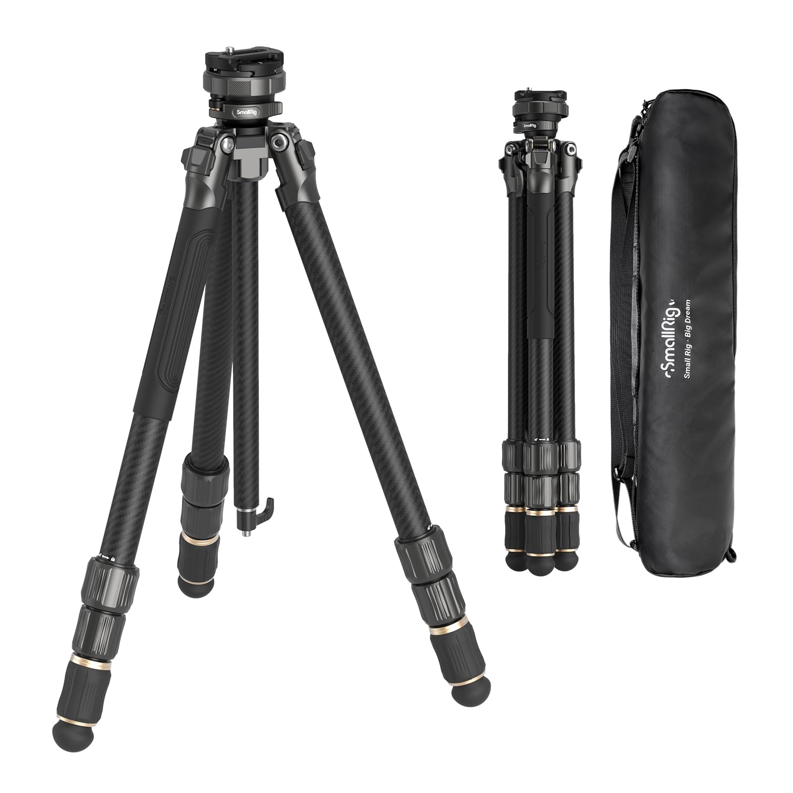 SMALLRIG AP-100 FreeRover Carbon Fiber Tripod - 59