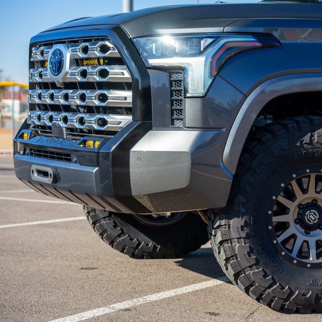 2022 Toyota Tundra Hidden Winch Mount by SDHQ - Heavy Duty Off-Road Winch Bumper for Towing & Recovery | Perfect for Overlanding, Off-Road Adventures & Emergency Situations