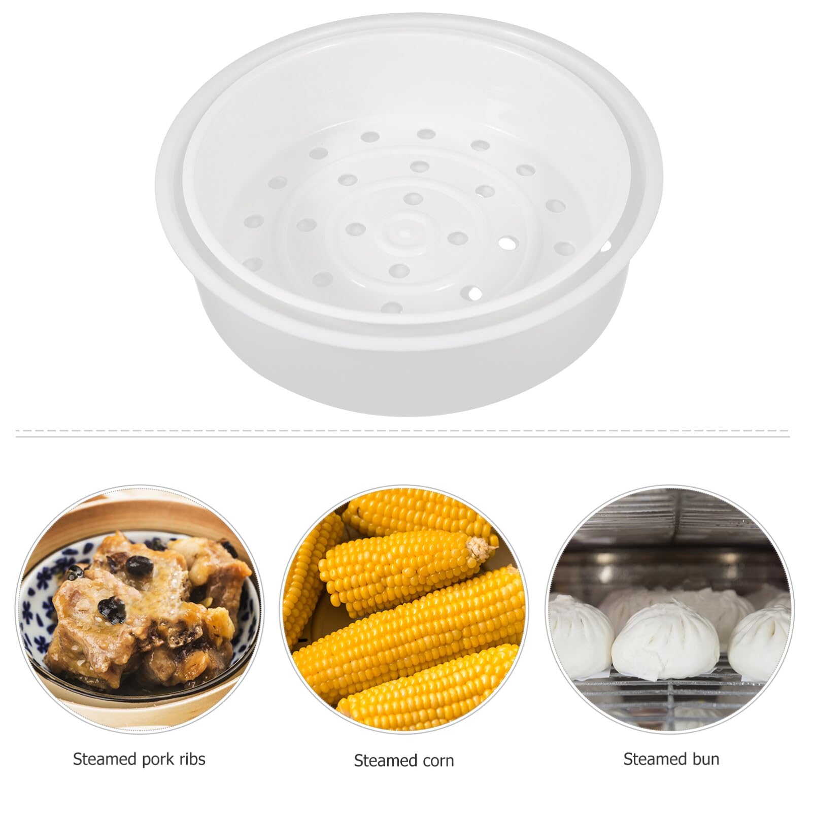 DOITOOL 2-Piece Stainless Steel Seafood Steamer Basket Set - Durable Steaming Rack for Rice, Potatoes, Vegetables | Perfect for Kitchen, Cooking, Healthy Meal Prep & Asian Cuisine