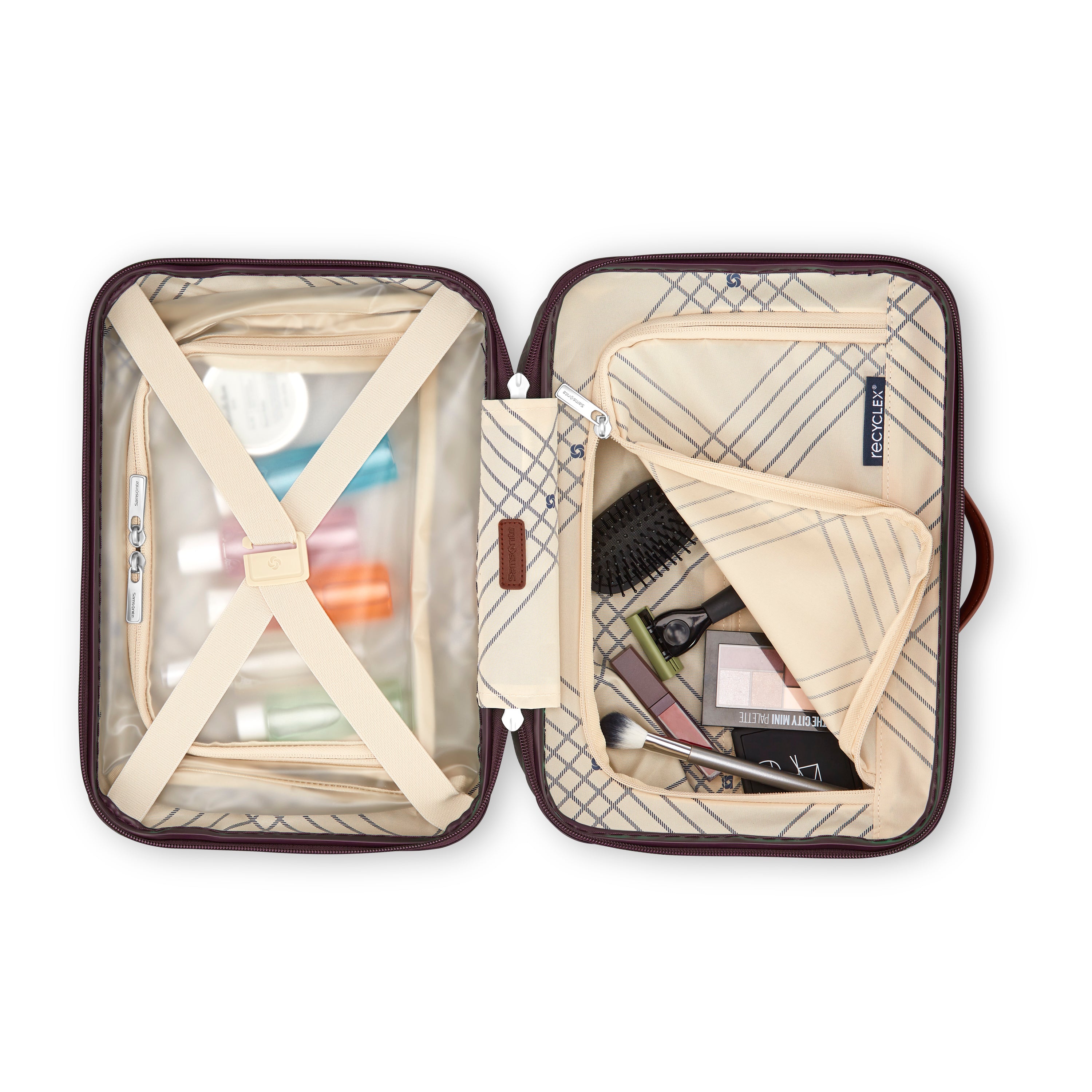 Samsonite Virtuosa Train Case - Durable Makeup Organizer for Travel & Professional Use | Compact Cosmetic Storage for On-the-Go Beauty Essentials