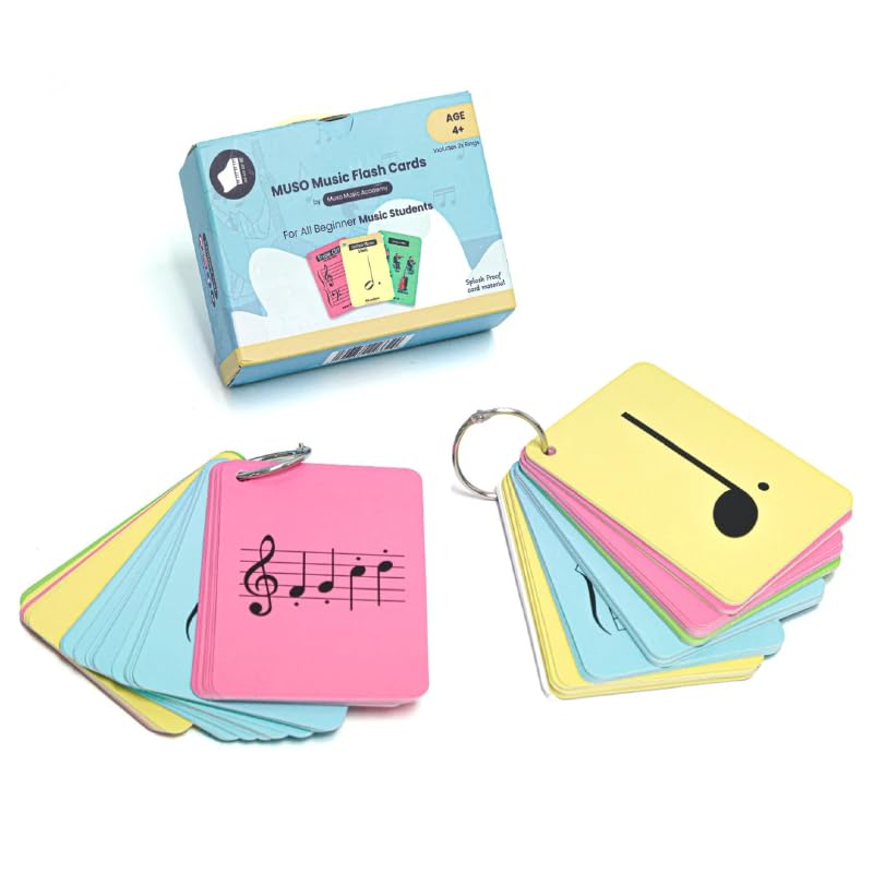 Beginner Music Flash Cards for Piano Students - Improve Sight Reading & Musical Terminology for Kids & Adults (Solfege) | Perfect for Home Practice, Music Lessons & Classroom Learning