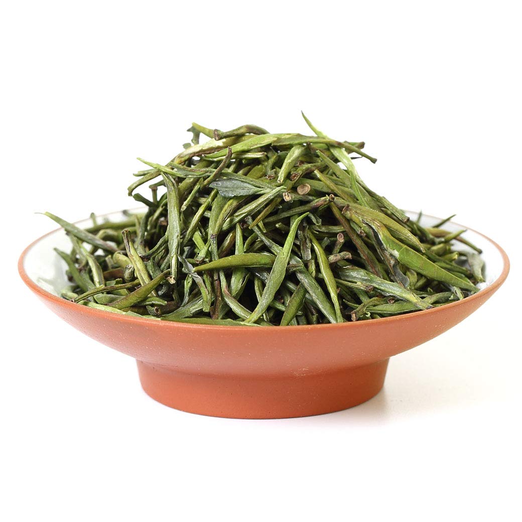 GOARTEA Supreme Grade Zhuyeqing Green Tea - 2Pcs 250g (17.6oz) Bamboo Leaf Loose Leaf Tea from Mount Emei - Premium Chinese Green Tea for Relaxation, Detox & Weight Loss - Perfect for Morning Boost, Afternoon Tea Time & Meditation