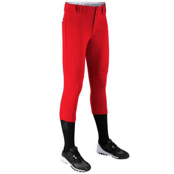 Champro Tournament Low Rise Softball Pants for Girls - Youth Softball Uniforms for CNSA Teams - Perfect for Practice, Games & Tournaments