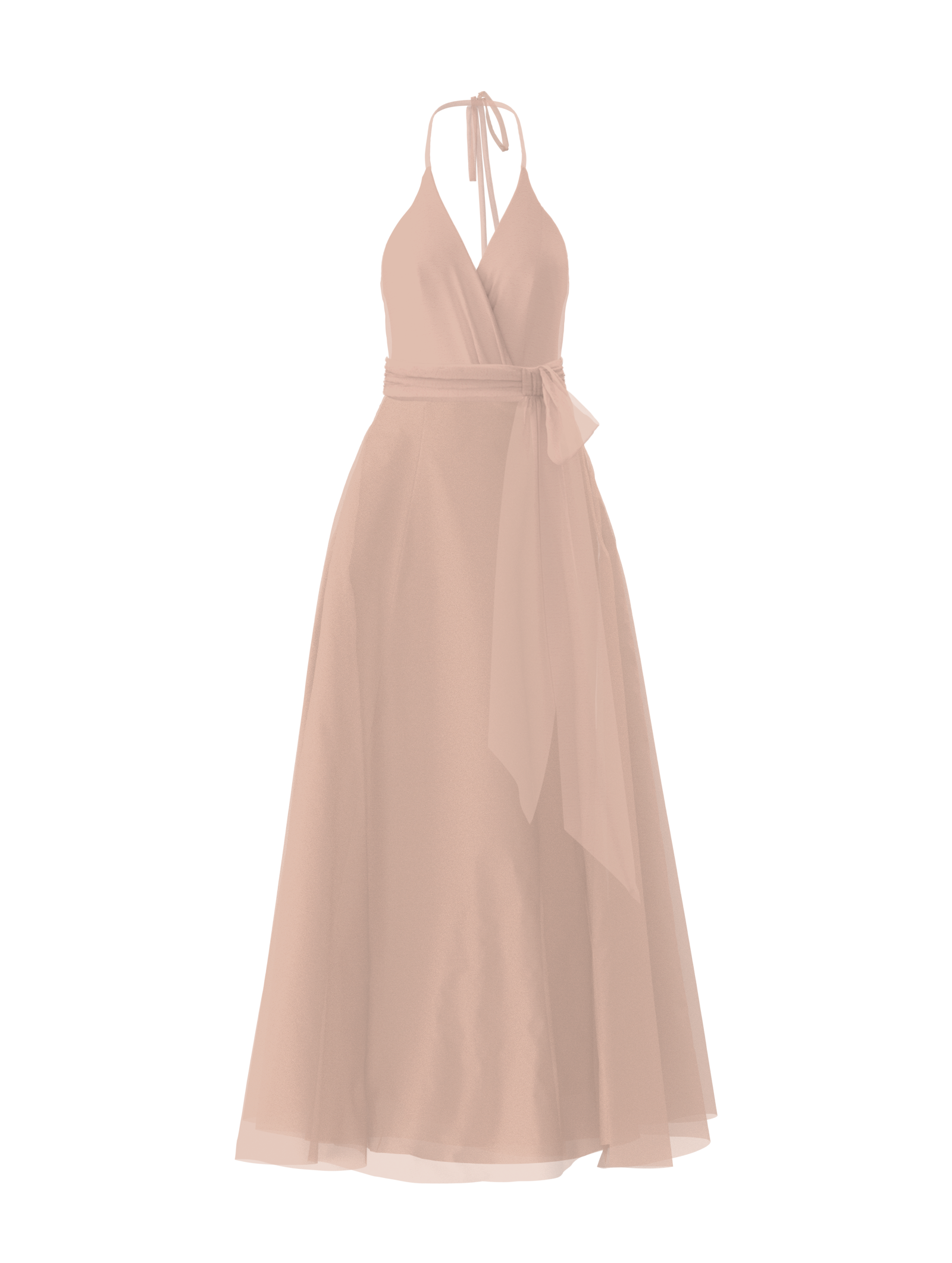 Carmelle Bodice & Cerisa Skirt Set with Sash Belt - Elegant Women's Vintage Blush Outfit for Weddings, Parties & Special Occasions
