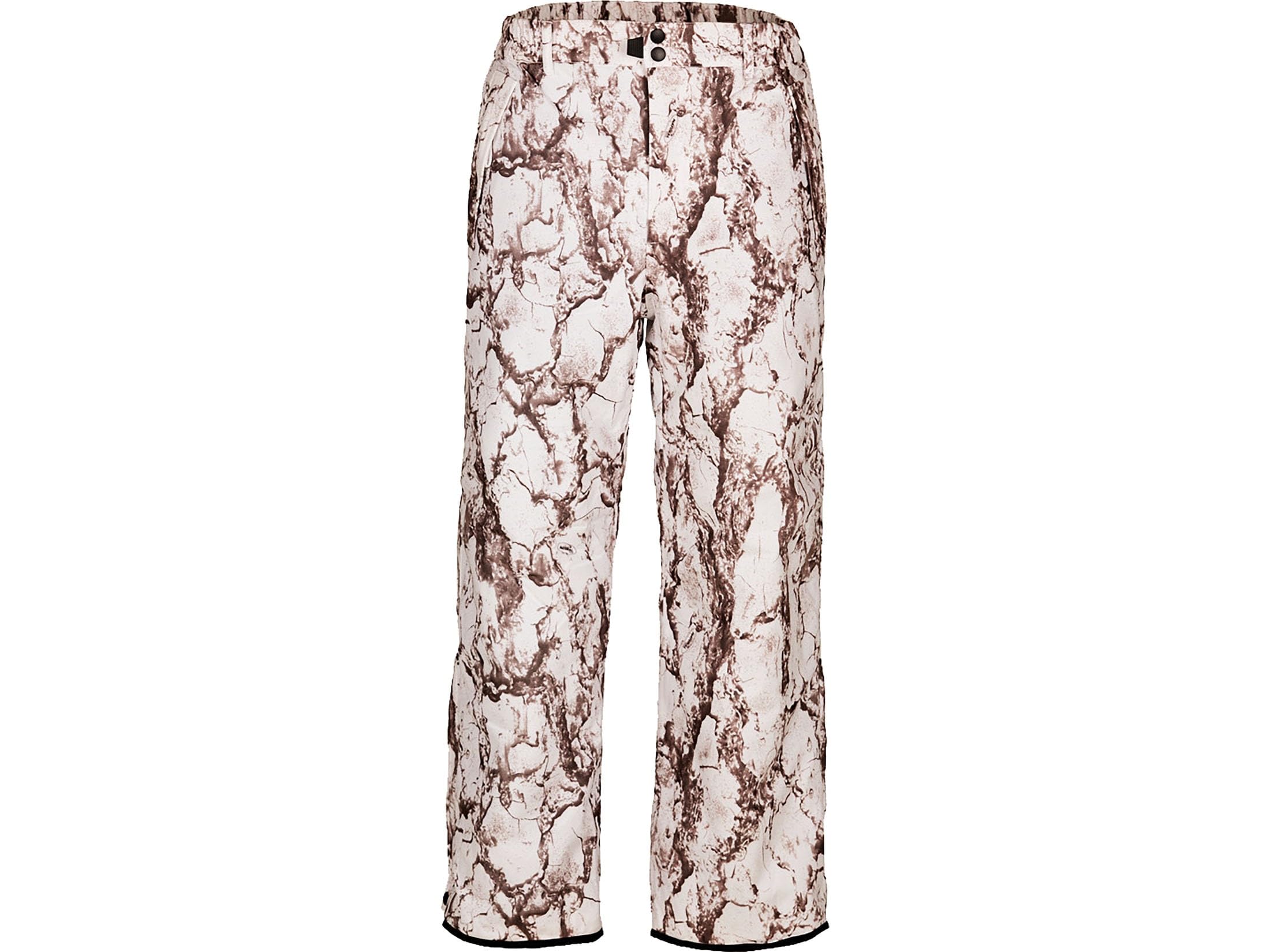 Natural Gear Snow Camo Insulated Hunting Pants for Men - Waterproof Winter Camouflage Trousers for Cold Weather Hunting & Outdoor Activities
