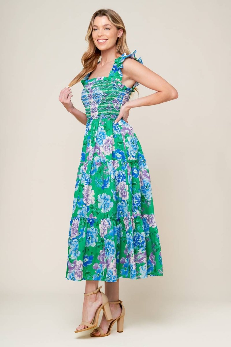 Stylish CHARISMATIC DAYS Woven Midi Dress for Women - Perfect for Summer Outfits, Beach Vacations & Date Nights