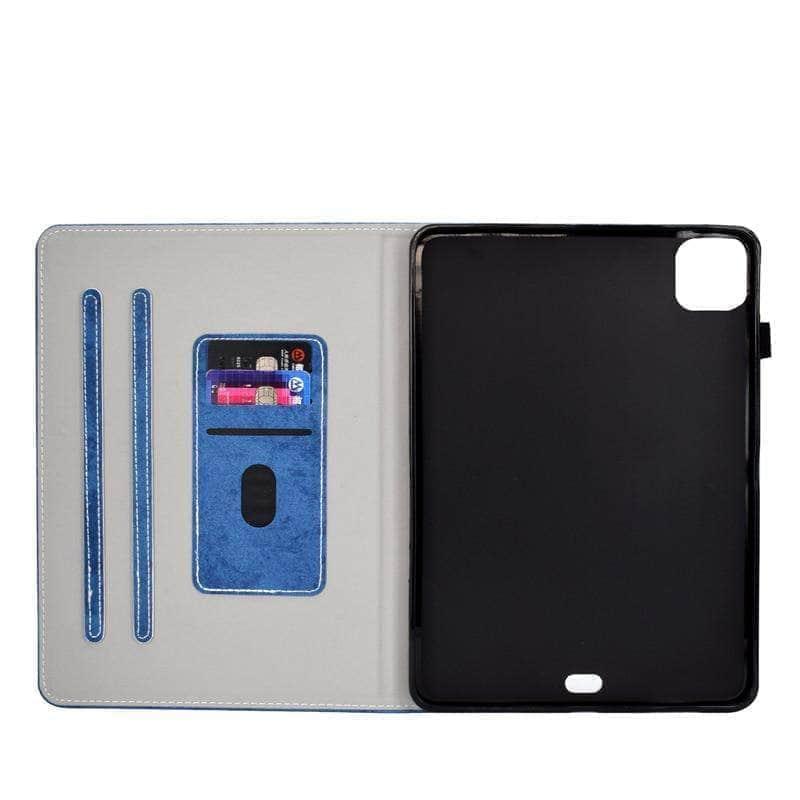 iPad Air 5 (2022) Protective Leather Stand Case with Multi-Angle Viewing - Perfect for Business Meetings, Travel & Home Office Use