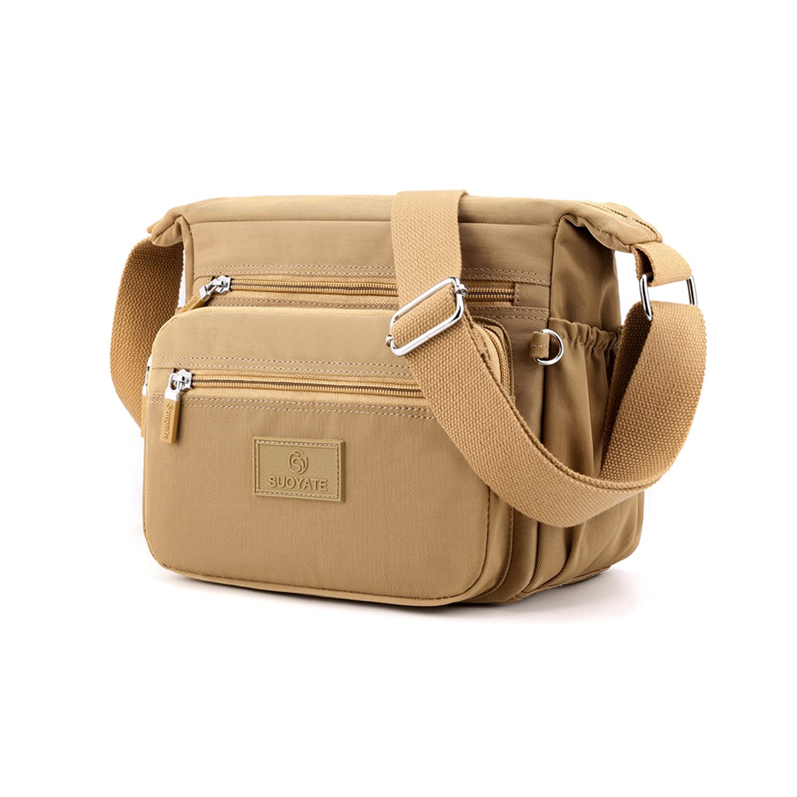 PORRASSO Women's Crossbody Bag - Stylish Casual Shoulder Purse with Multiple Pockets, Fashion Messenger Bag for Daily Use, Travel & Shopping