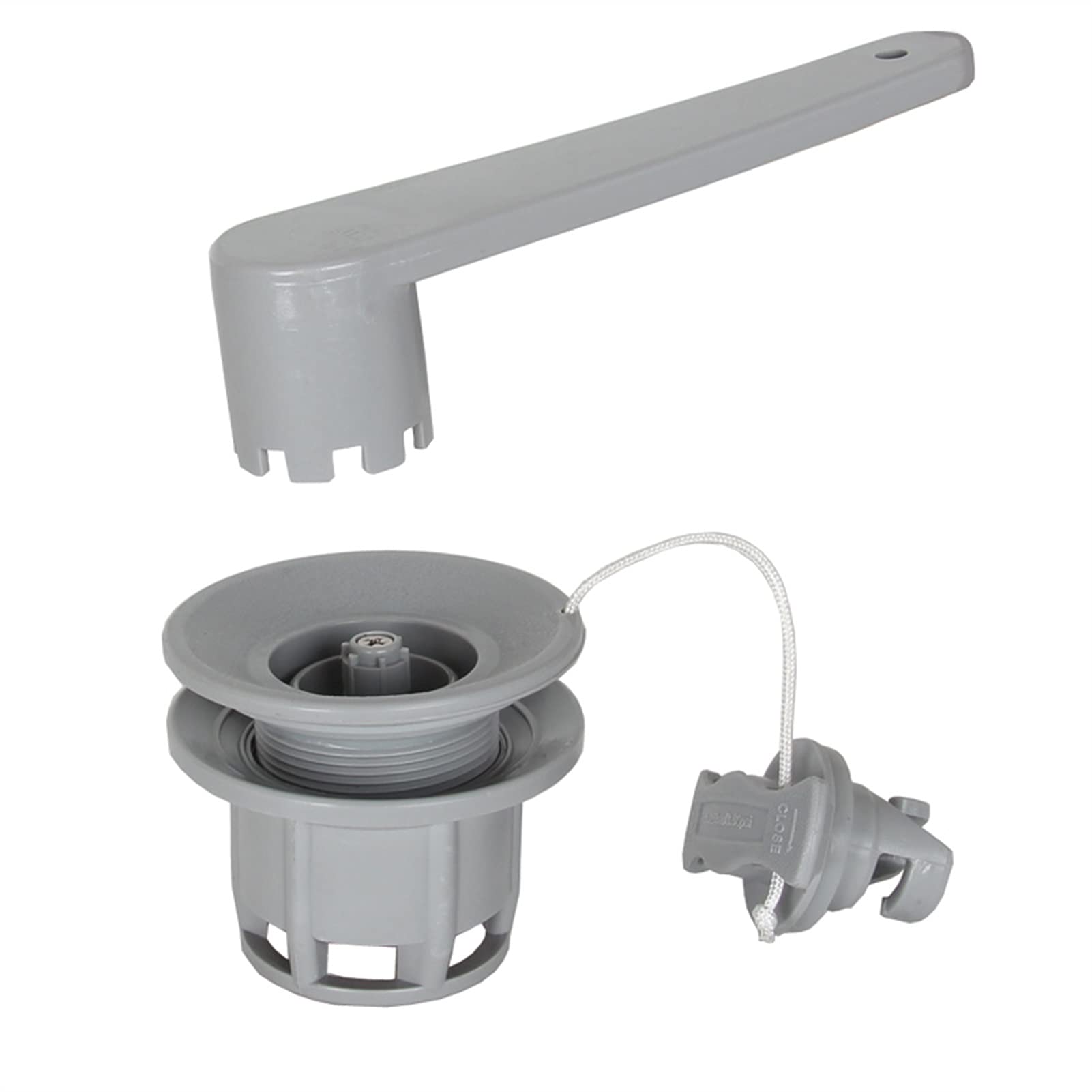 8 Section PVC Inflatable Kayak Air Valve Screw - Boston Valve Replacement for Fishing Boats, Rubber Rafts & Inflatable Watercraft - Secure Air Lock System with Valve Spanner (Ideal for Kayaking, Fishing & Water Sports Accessories)
