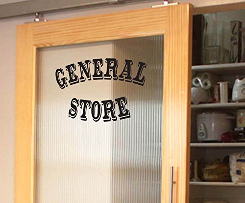 General Store Pantry Kitchen Vinyl Wall Quote Sticker Decal - Home Decor for Farmhouse, Rustic & Vintage Style Kitchens - Perfect for Pantry Organization & Wall Art