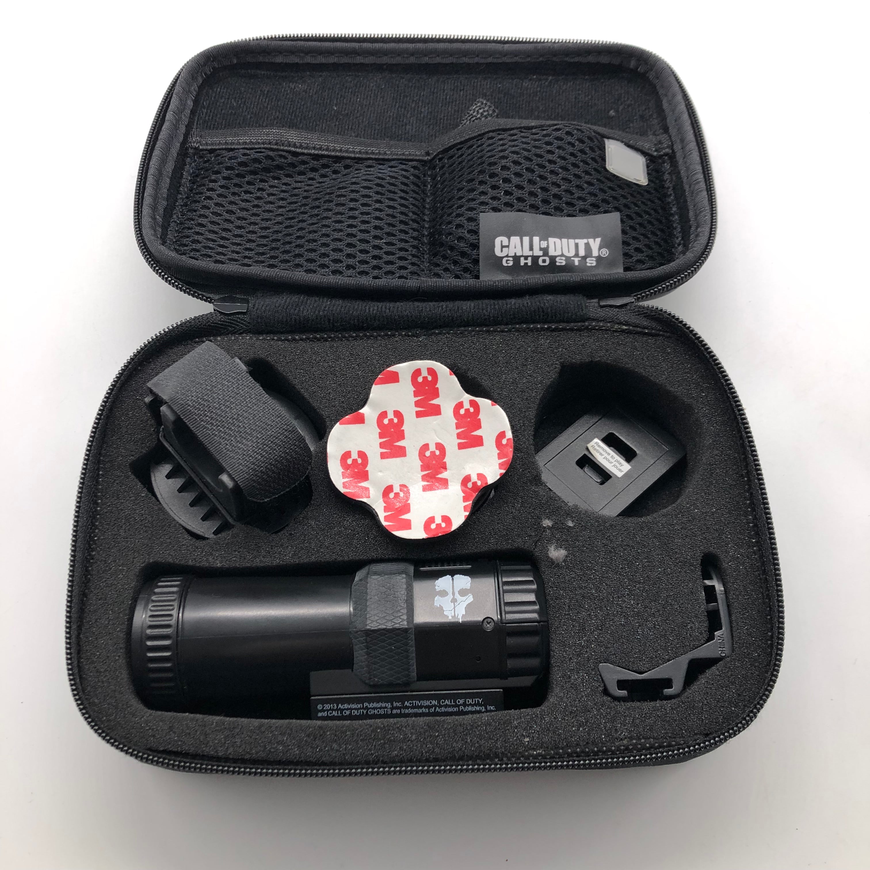 Call of Duty Ghosts 1080P HD Tactical Camera with Protective Case & Accessories Kit - Perfect for Gaming Streams, Airsoft Battles & Outdoor Adventures