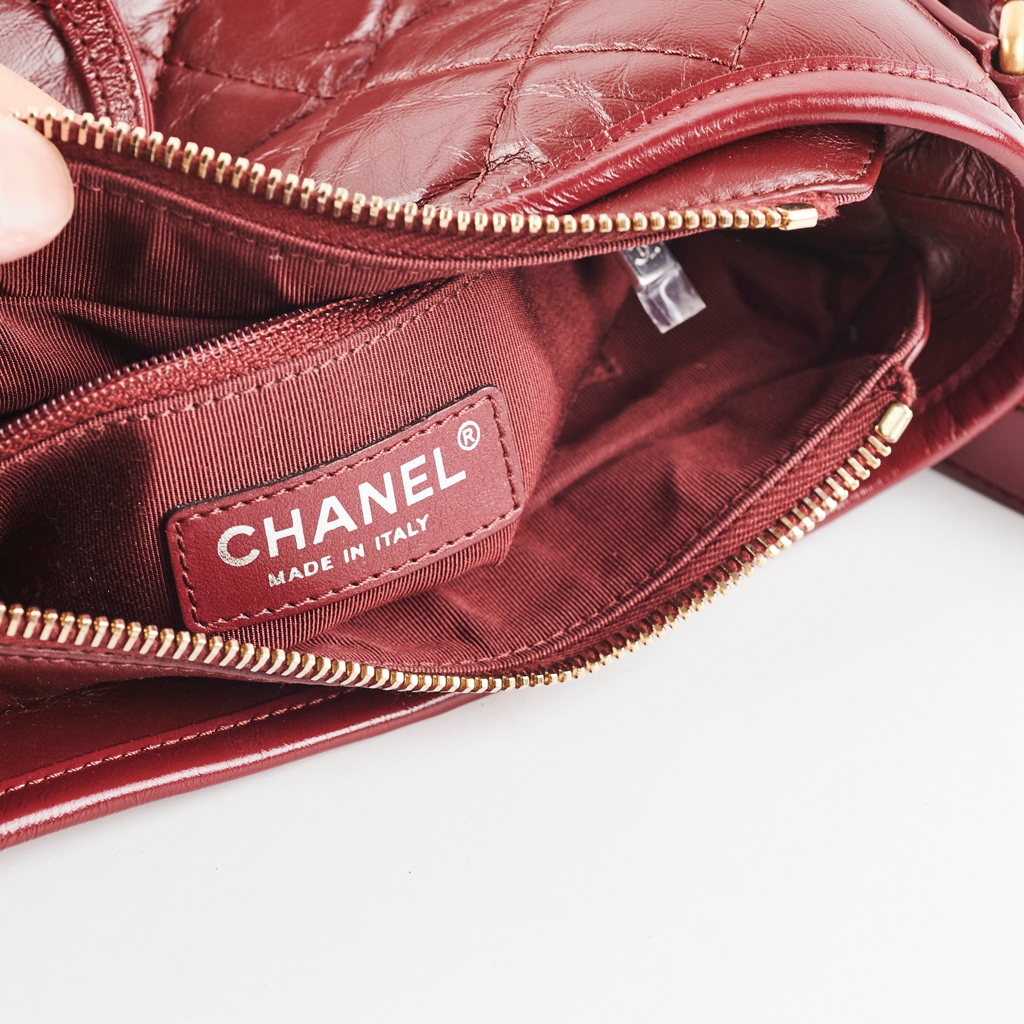Chanel Small Gabrielle Bag in Dark Red - Luxury Crossbody Handbag for Women, Perfect for Date Night & Evening Events