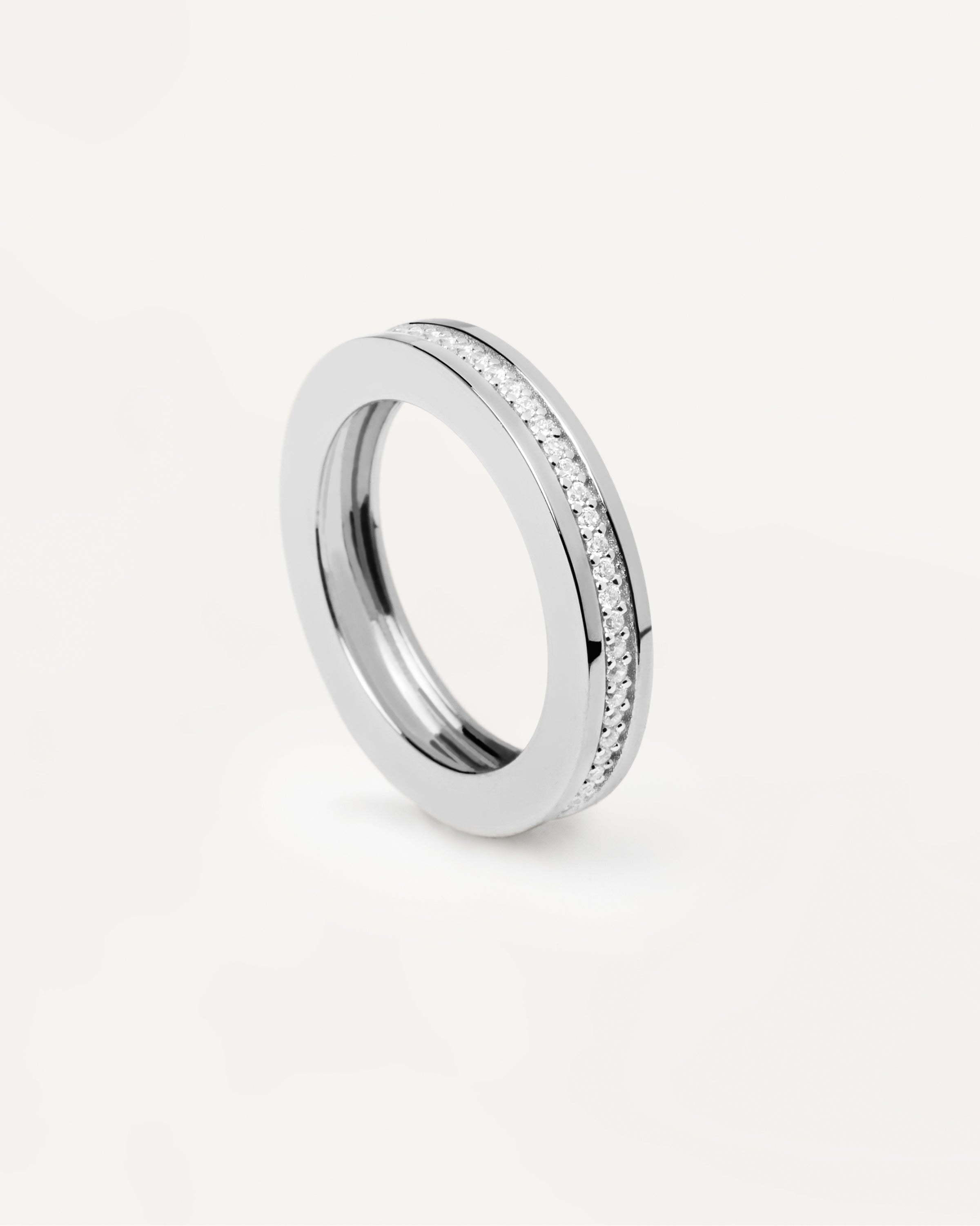 Infinity Silver Ring for Women - Elegant 925 Sterling Silver Band, Symbol of Eternal Love - Perfect for Anniversary, Wedding, and Everyday Wear