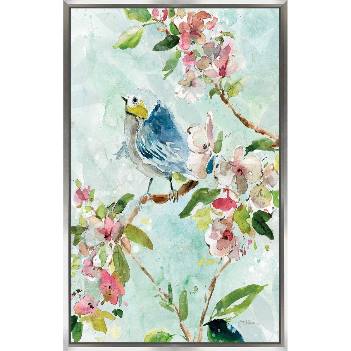 Carol Robinson Asbury Garden Song II Art Print - Premium Floating Canvas Wall Decor for Living Room, Bedroom & Office