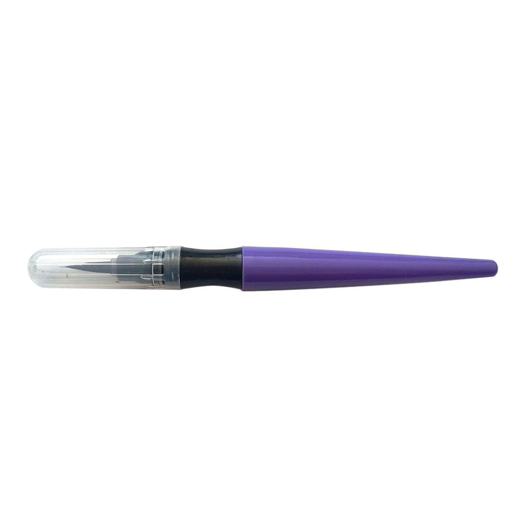 VMS INDIA Professional Face & Body Nail Art Paintbrush Set - Purple Synthetic Bristles for Makeup, Tattoo, Henna & Halloween Designs - Perfect for Artists, Salons & DIY Beauty Projects