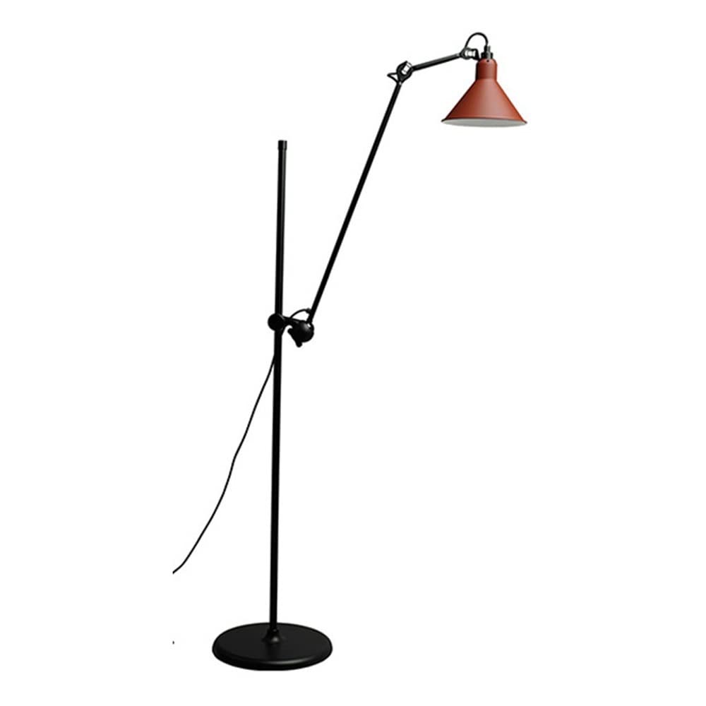 Adjustable Modern Floor Lamp with Swing Arm - Standing Light Fixture for Living Room, Bedroom & Office - Architect & Designer Workspace Lighting - Accent Lamp for Reading, Relaxation & Task Lighting