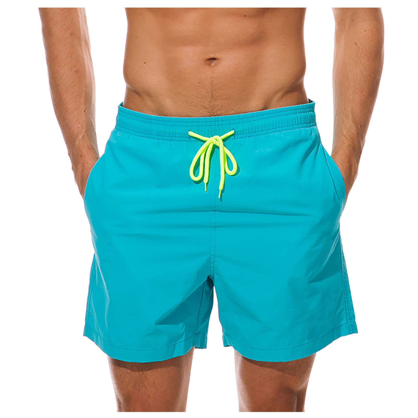 **Men's Quick Dry Swim Trunks - Lightweight Beach Shorts for Swimming, Surfing & Outdoor Activities**